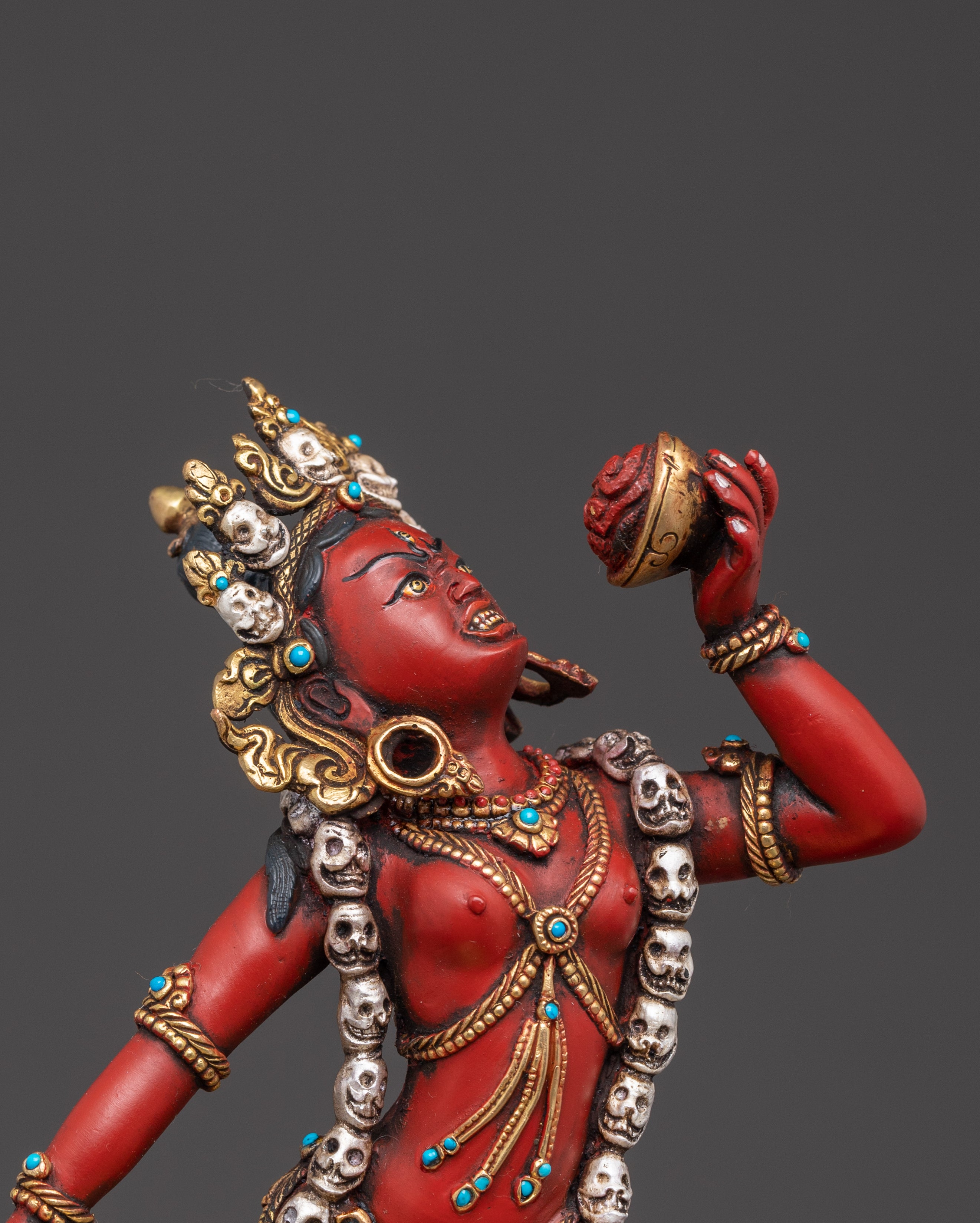Handcrafted Vajrayogini Art, Goddess of Transformation | Tantric Feminine Power