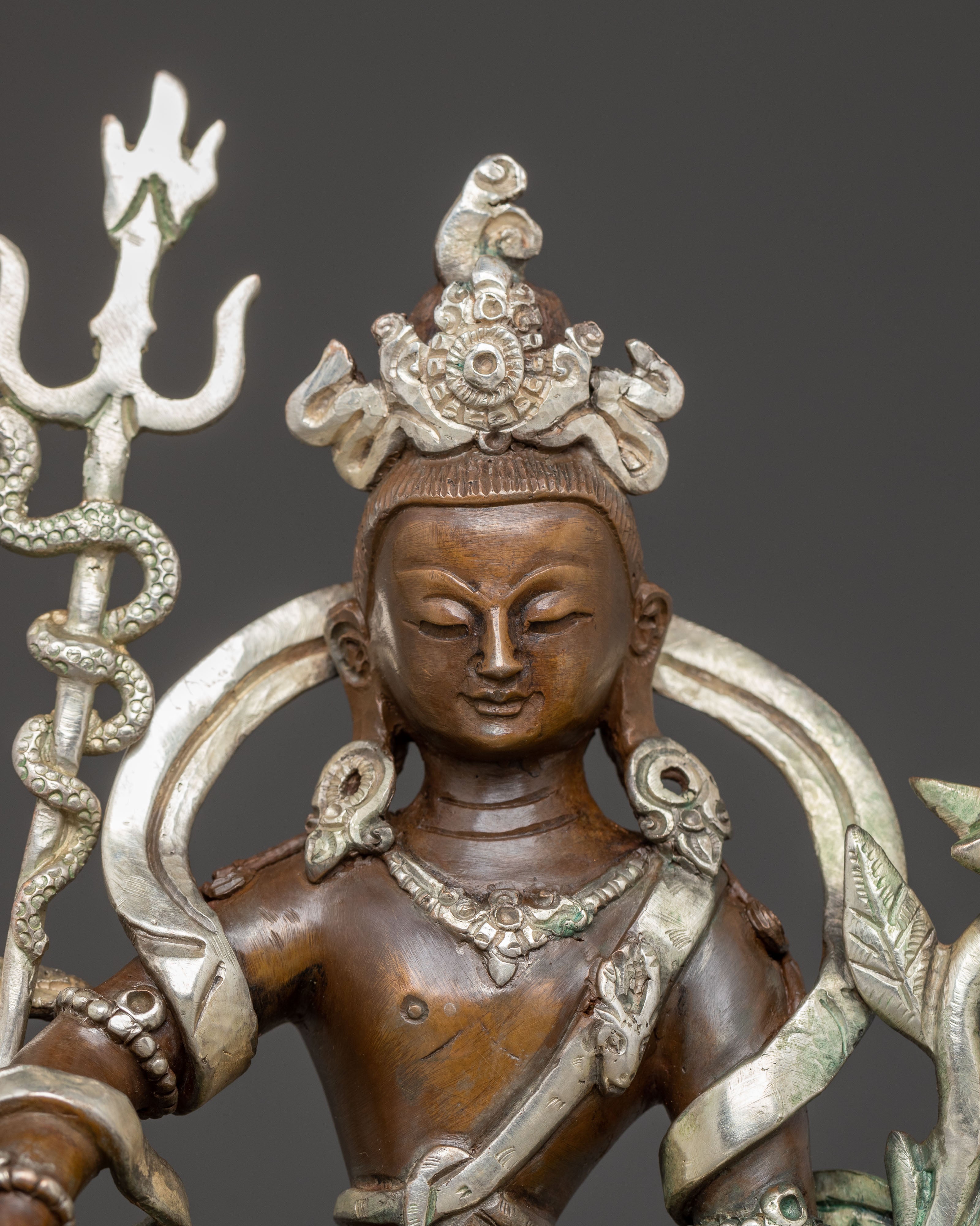 Handcrafted Statue of Simhanada Avalokiteshvara | The Lion's Roar of Compassion