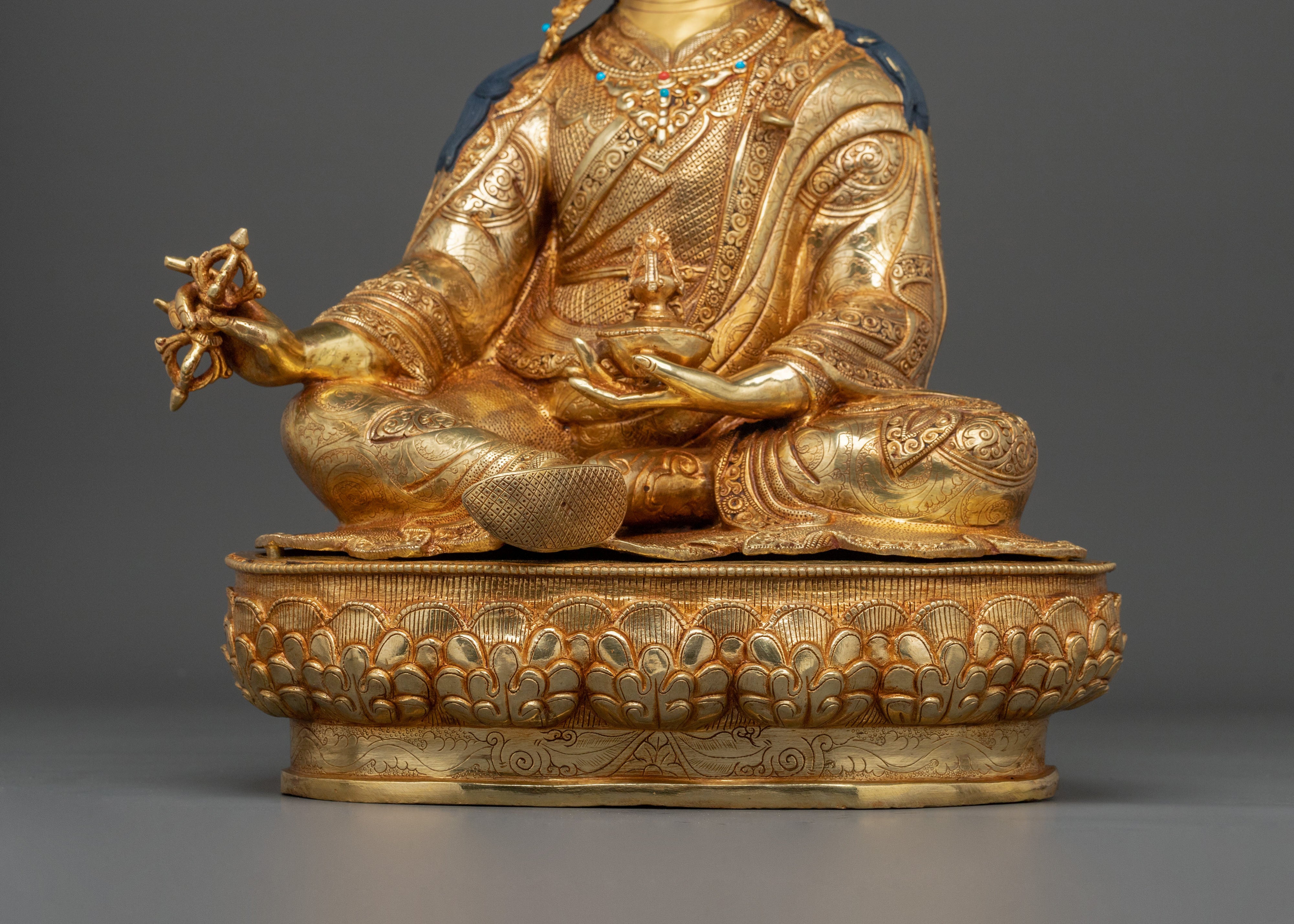 The Precious Master Guru Rinpoche Statue | Buddhist Sculpture for Blessings