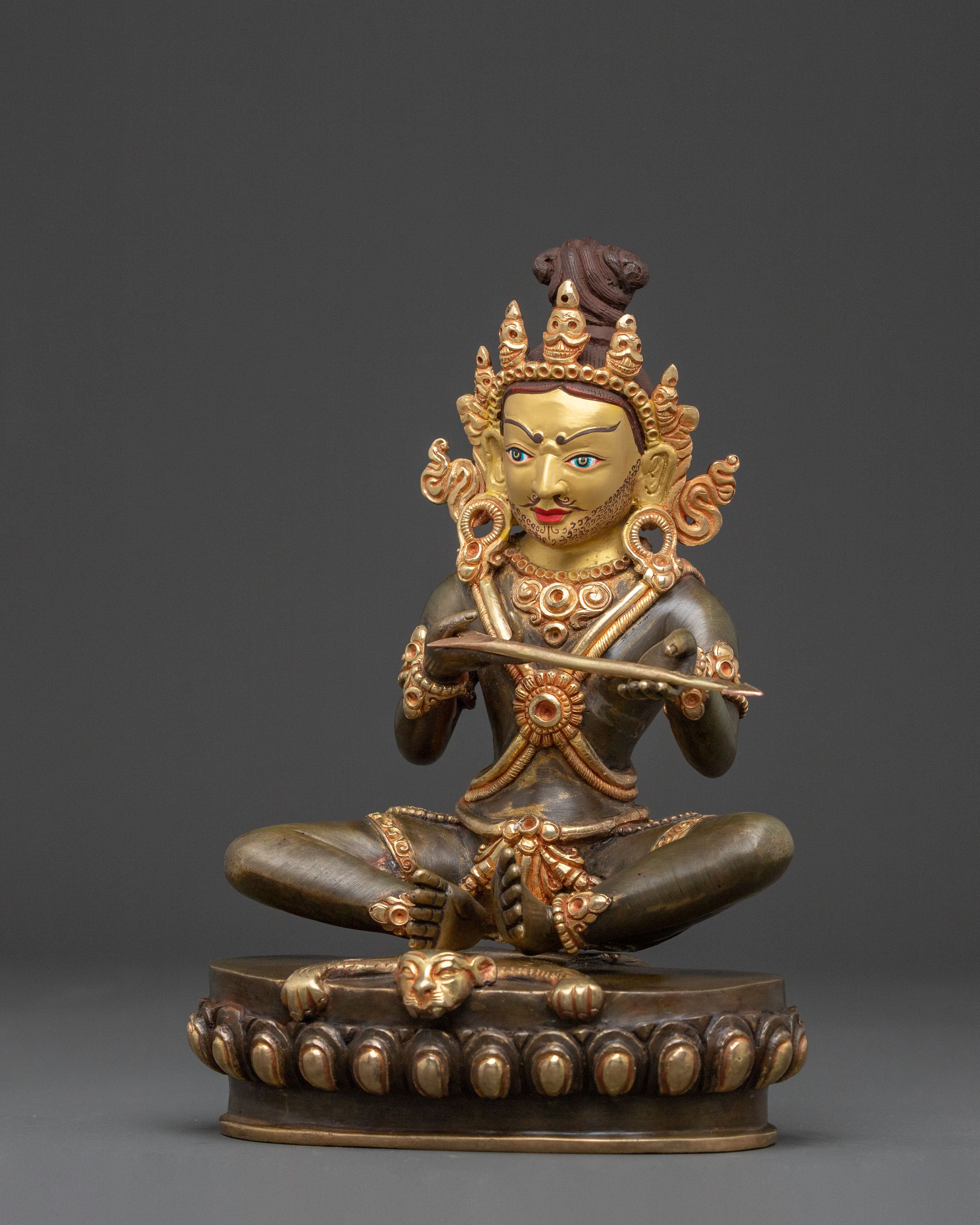 Saraha Golden Statue | Handcrafted Meditation Decor