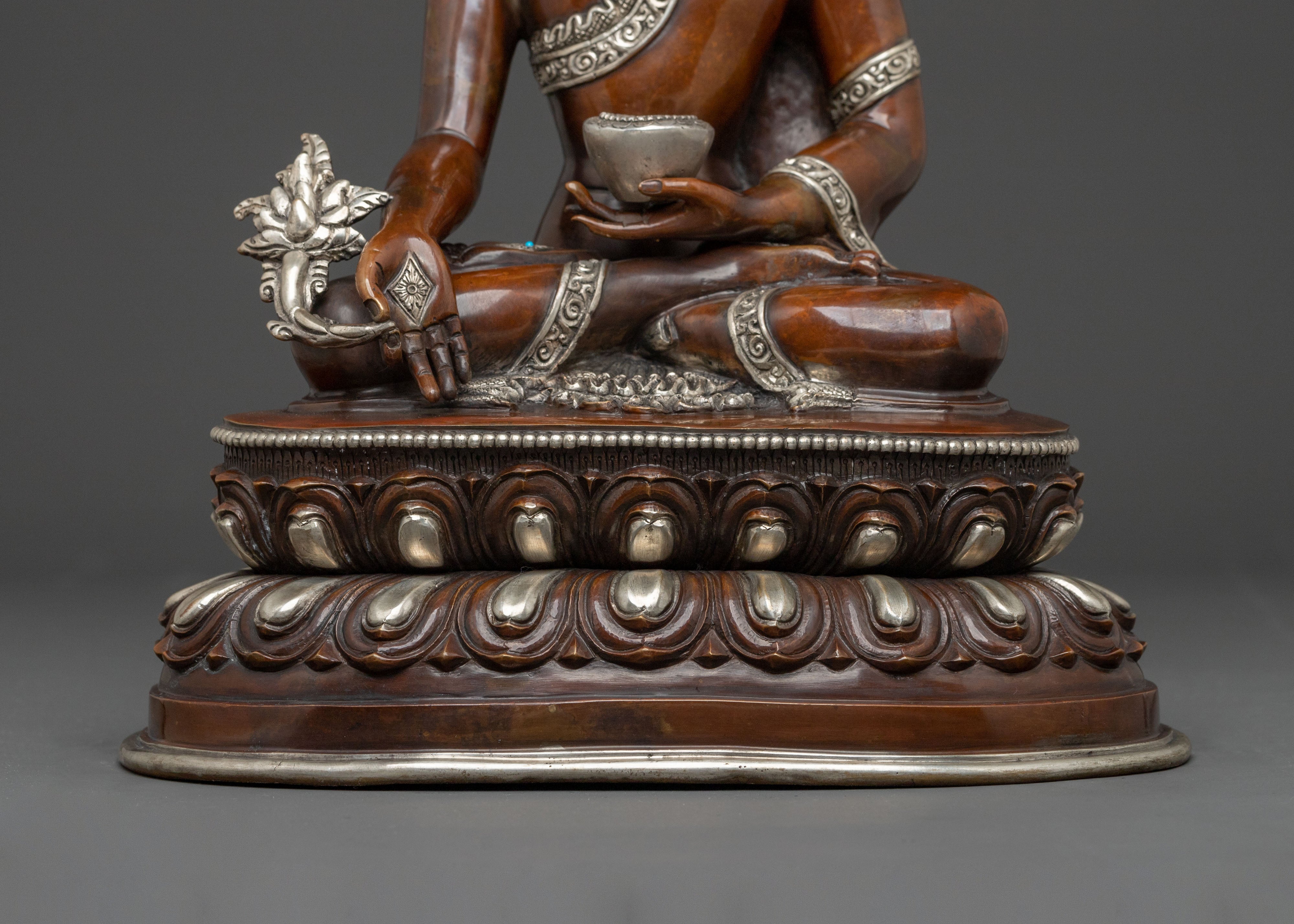 Medicine Buddha Statue | Handcrafted Healing Figurine