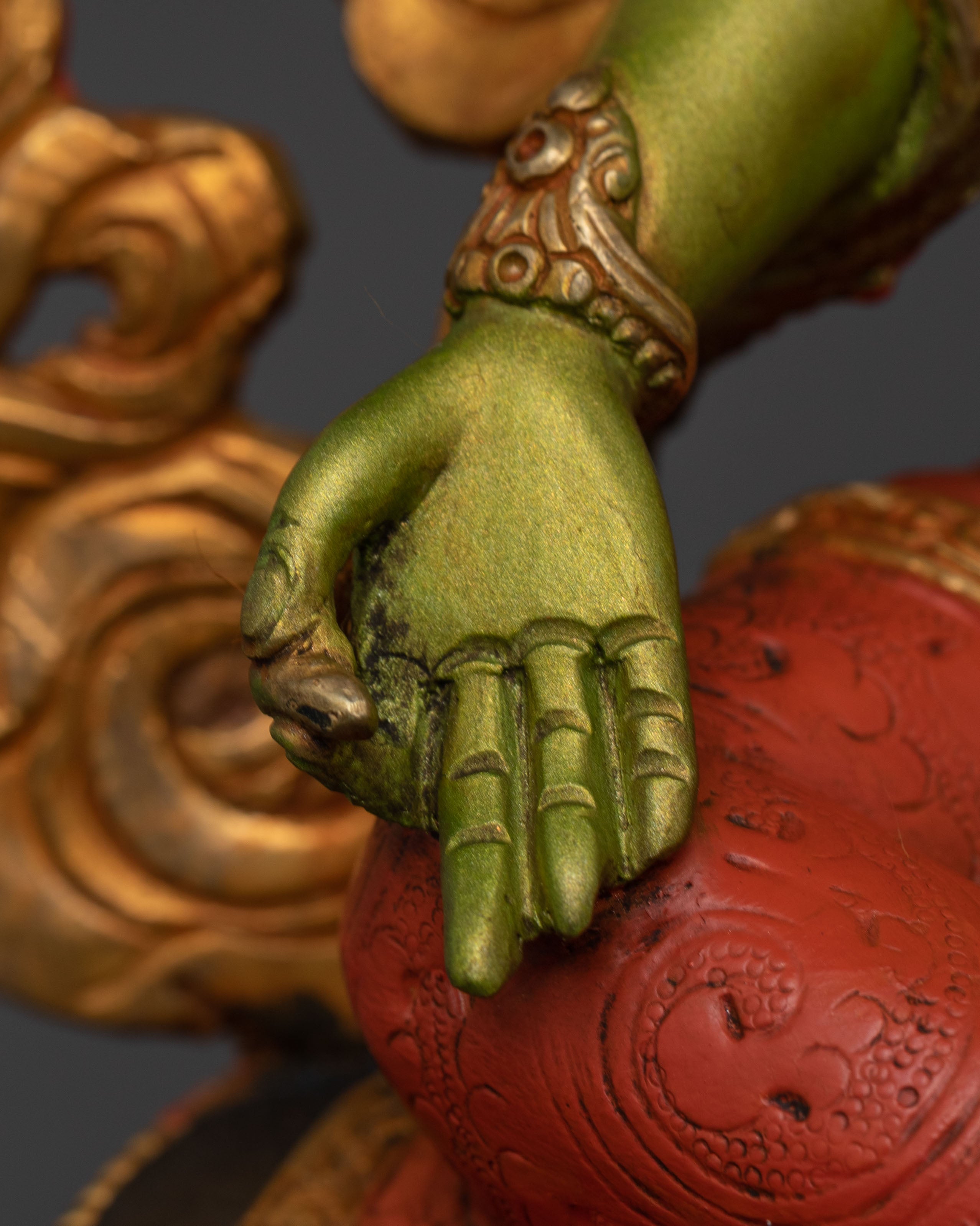 Green Tara Sacred Statue | Compassion Icon