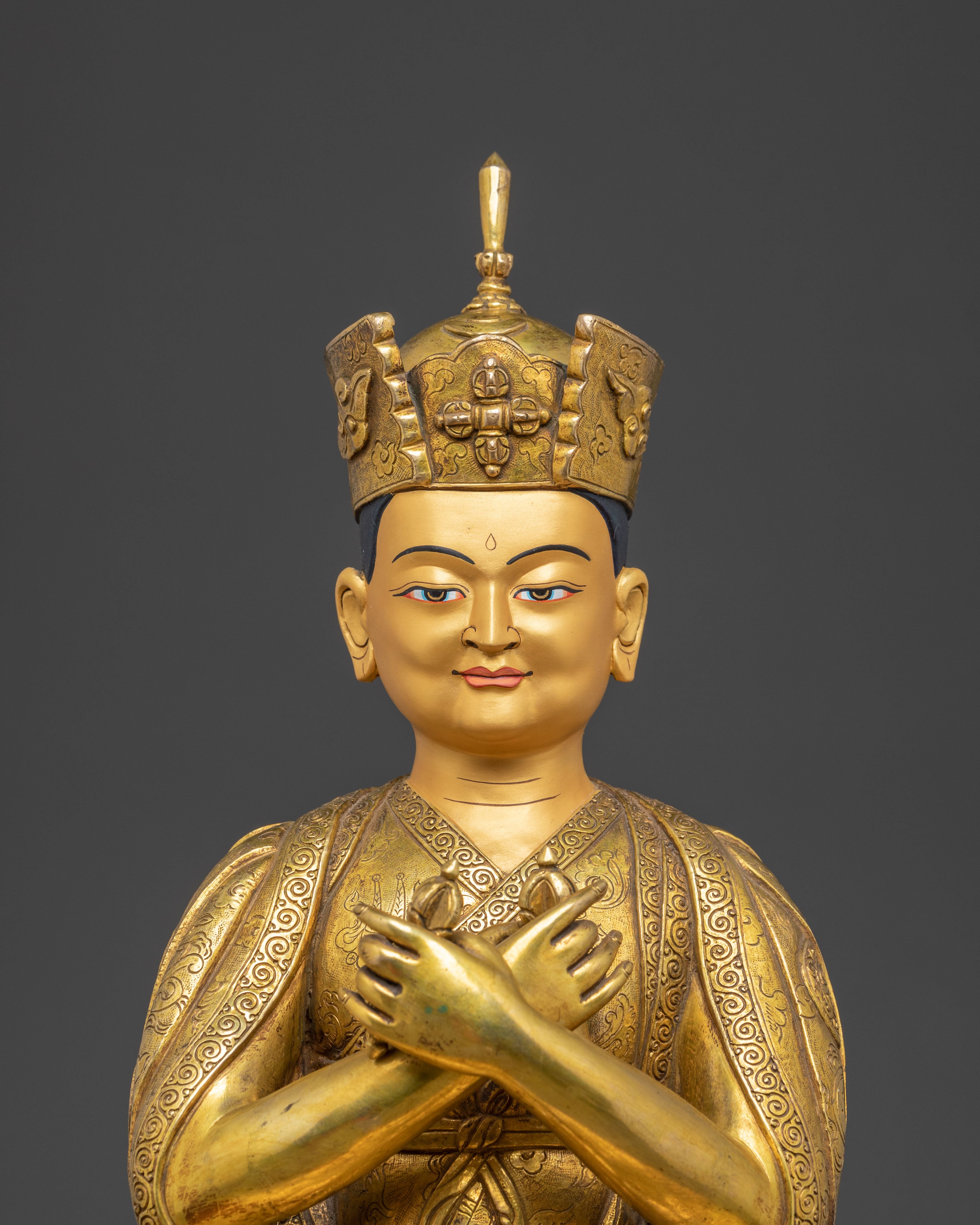 Handmade Statue Of Master Karmapa | Tibetan Buddhist Master