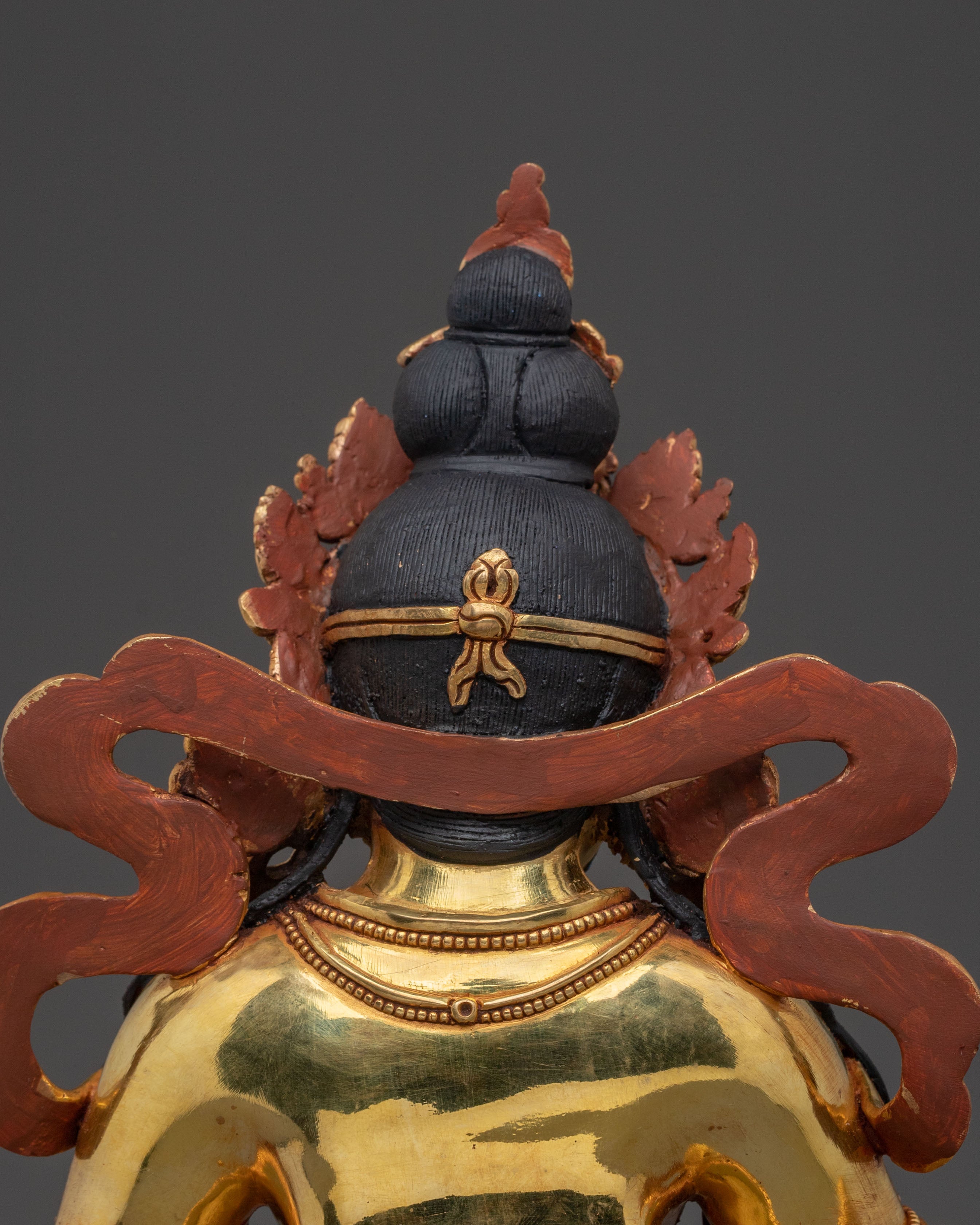 Dzambhala Sacred Statue | 24K Gold Gilded