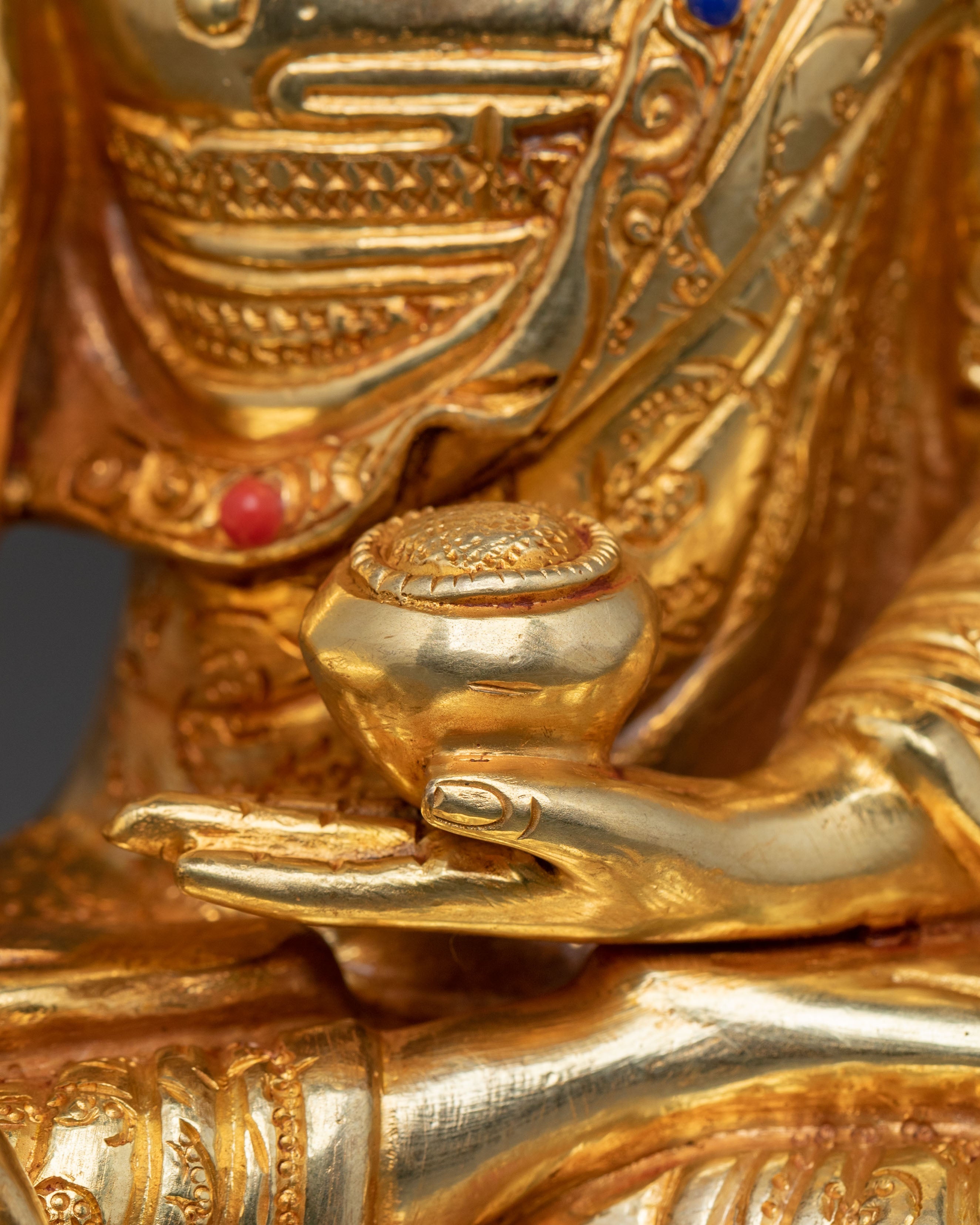 Shakyamuni Buddha: 24K Gold Gilded Serenity