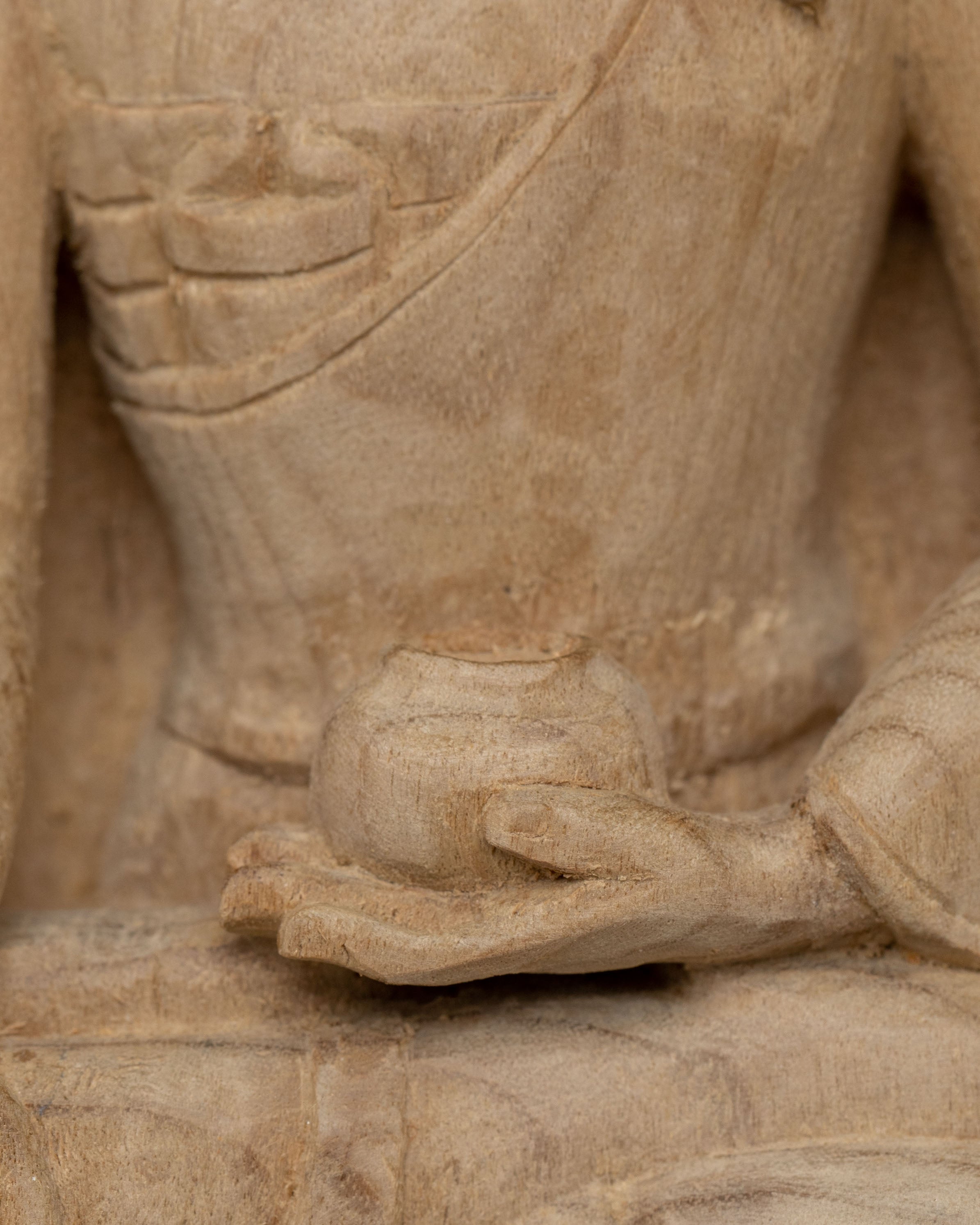 Shakyamuni Buddha Spiritual Wooden Sculpture | Available for Commision