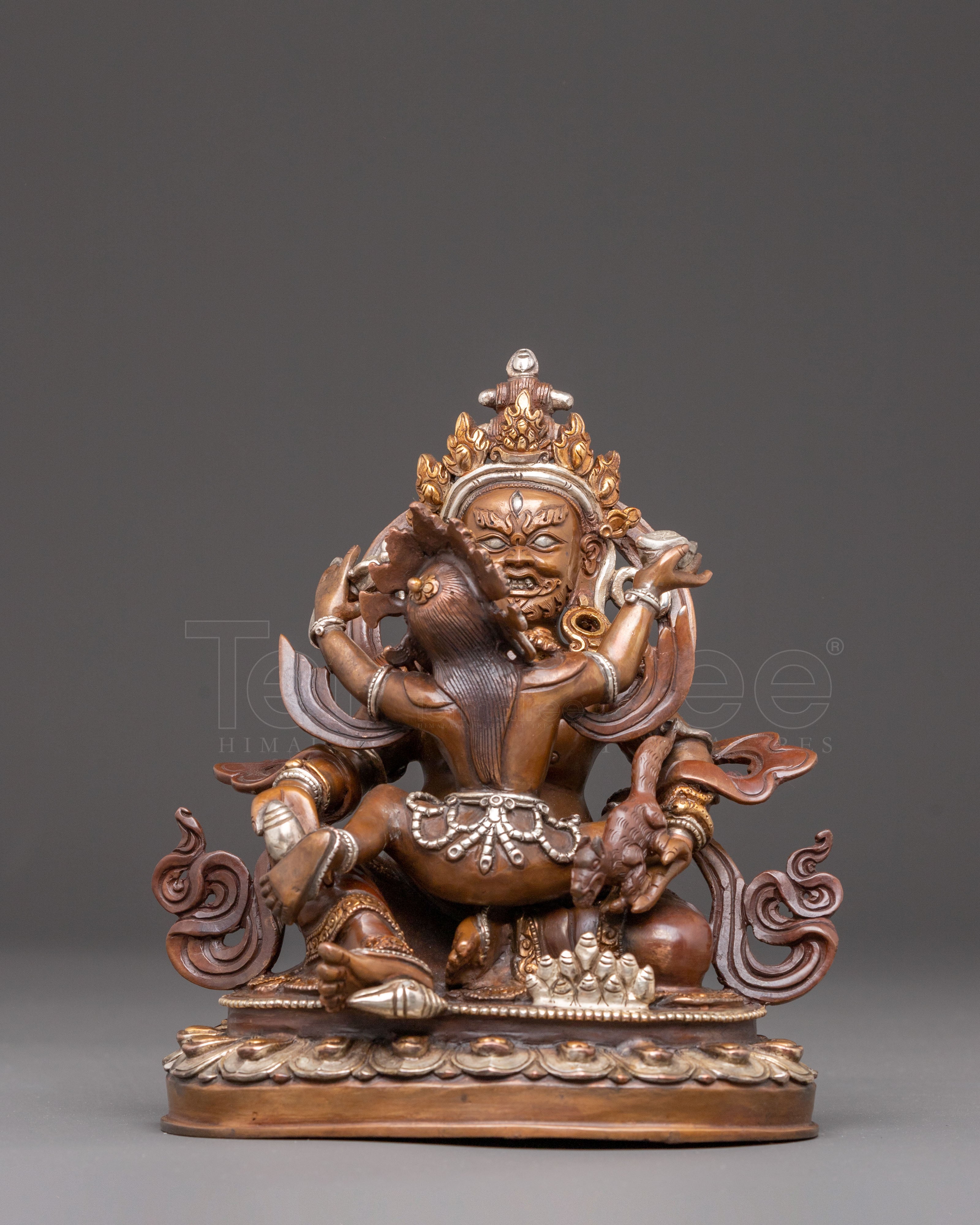 Dzambhala Statue With Consort