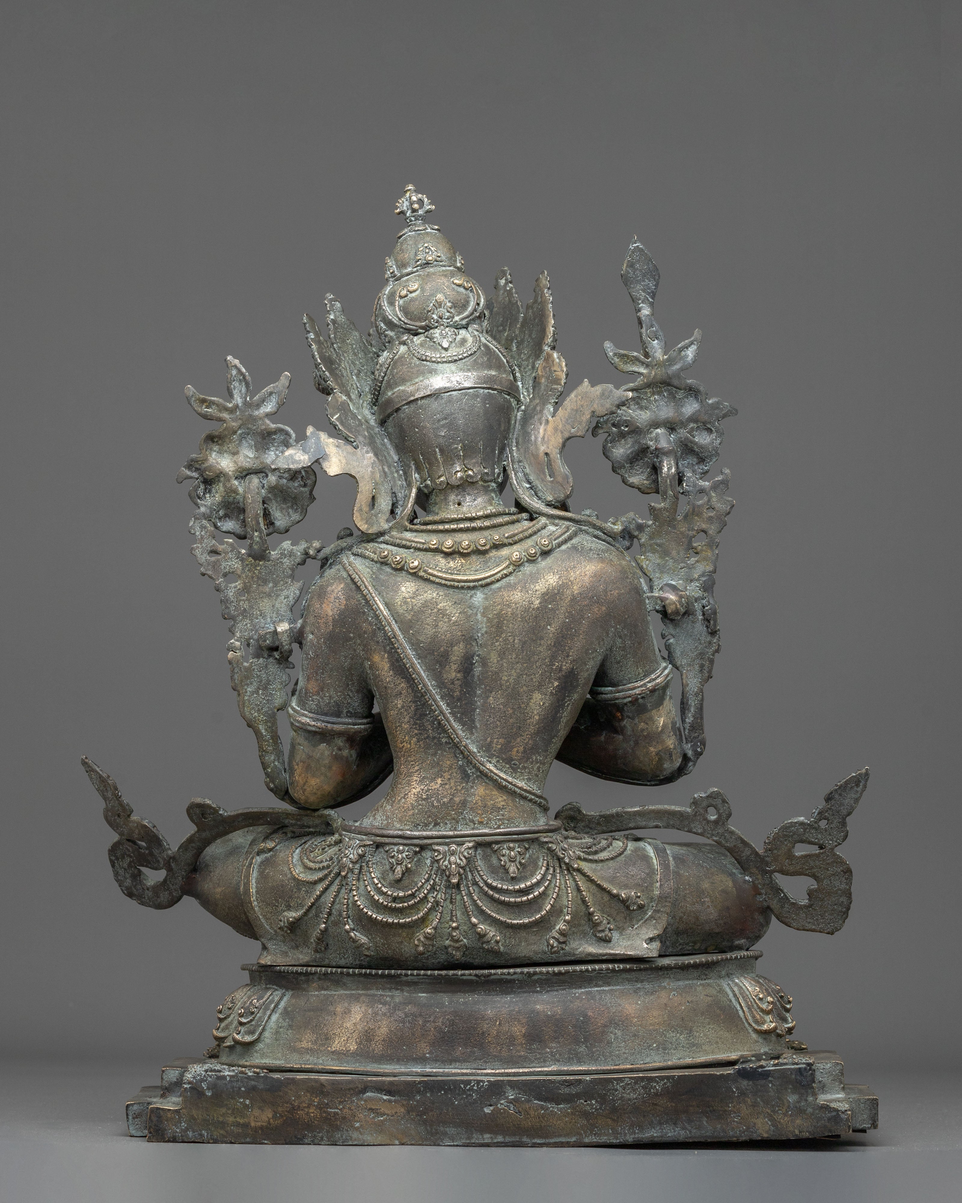 Tikshna Manjushri Spiritual Copper Statue | Antique Finish