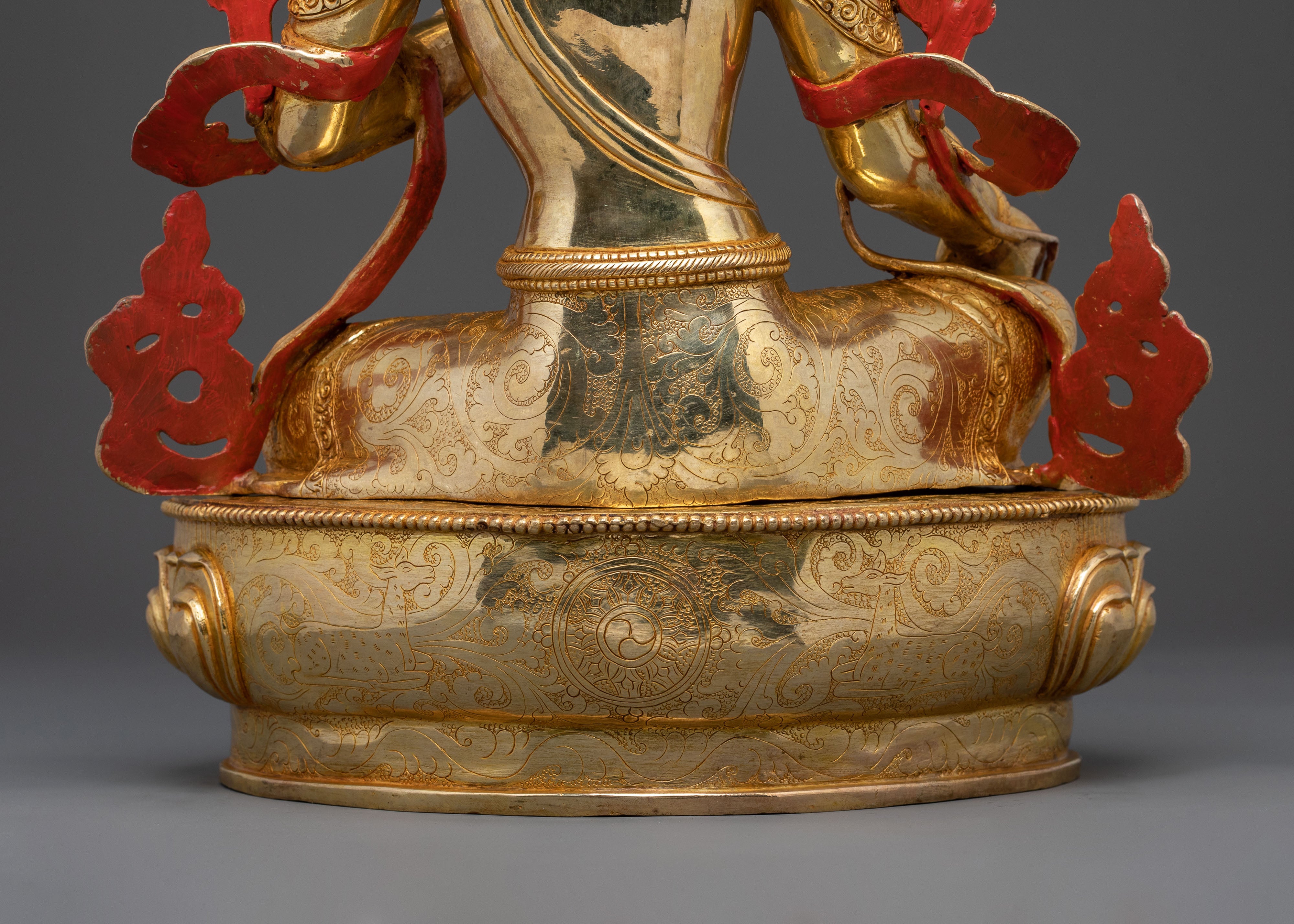 Buddhist Goddess Green Tara Spiritual Statue | Meditation and Protection Shrine