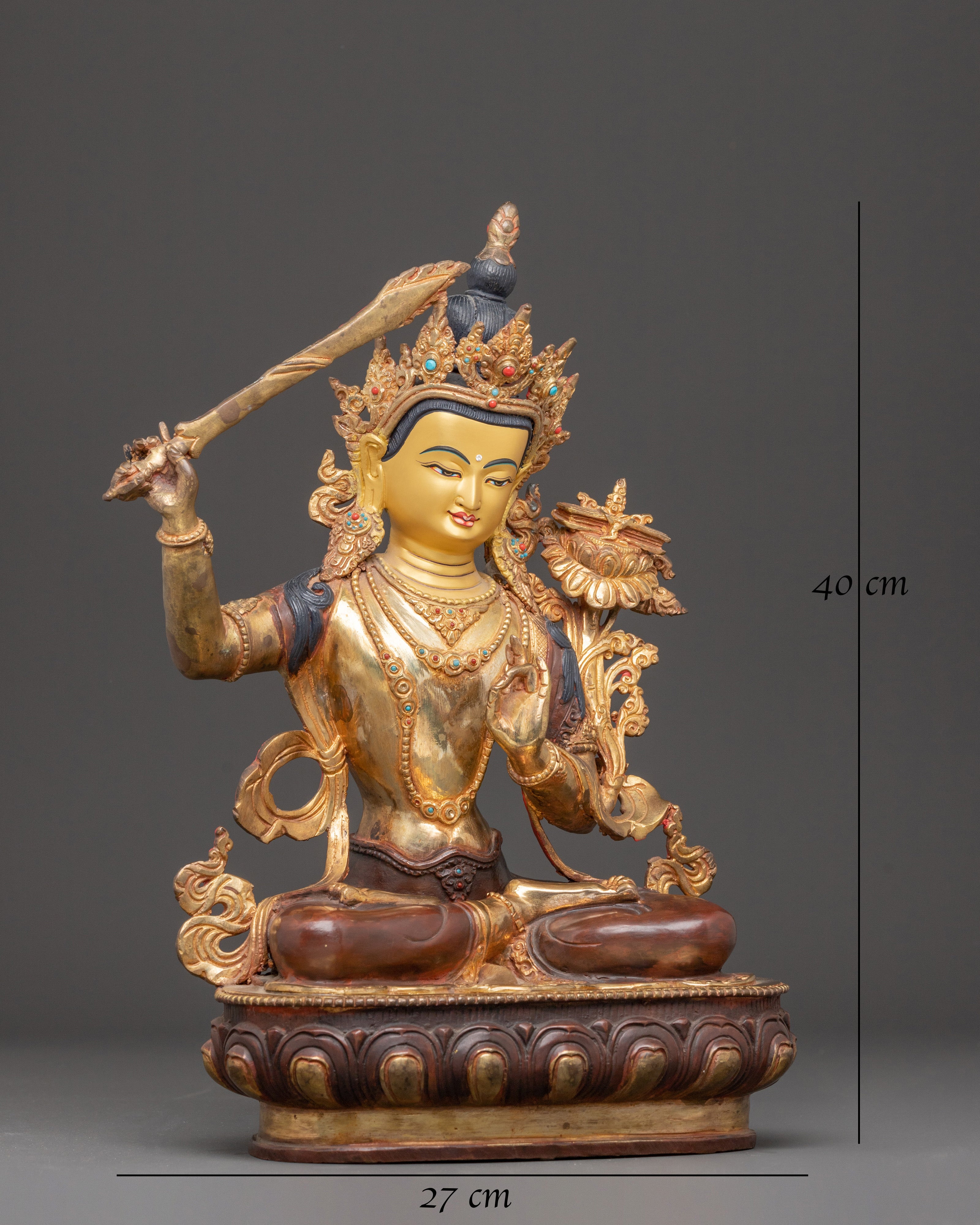 Bodhisattva Manjushri Serene Statue