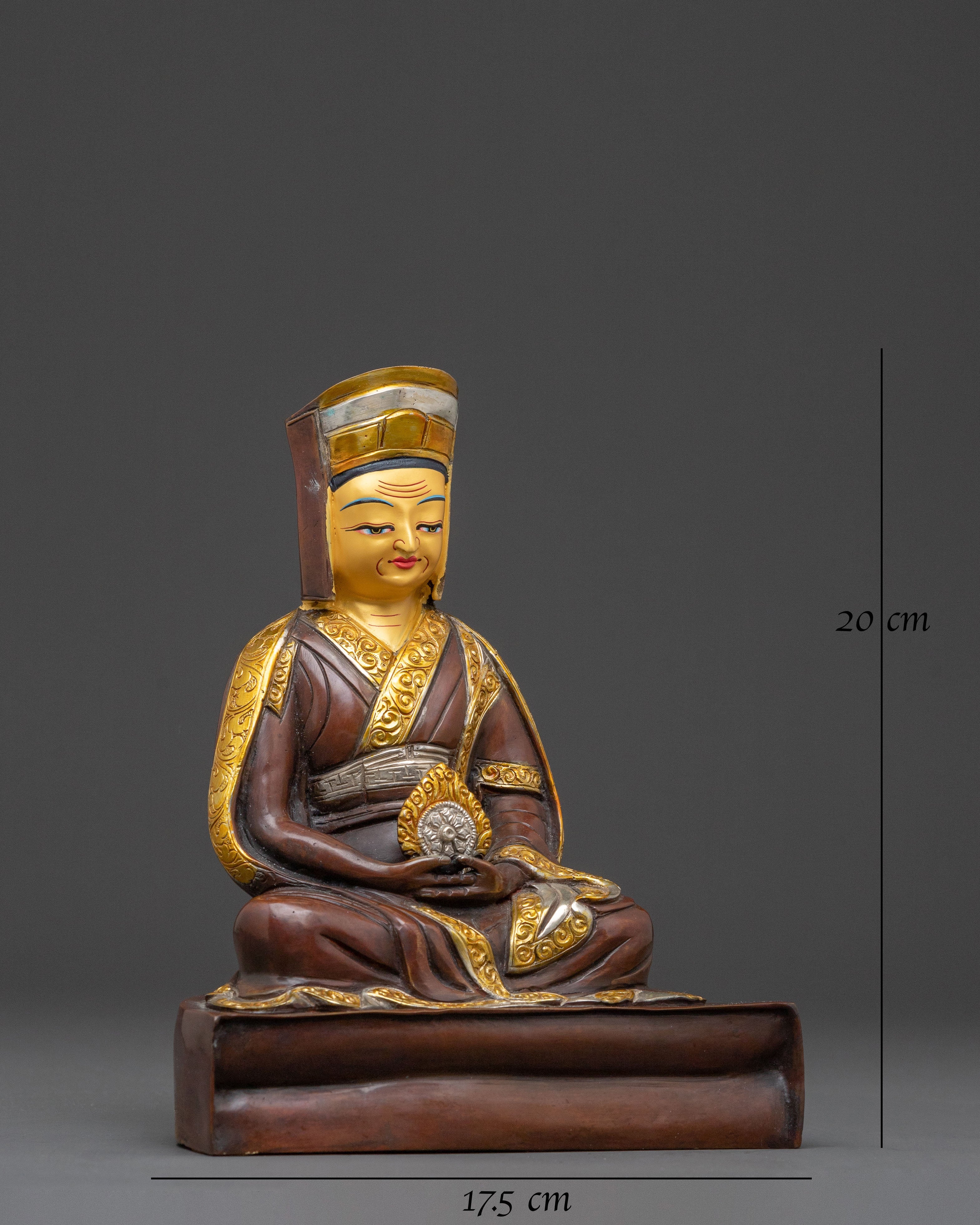Gampopa Sacred Statue - Buddhist Revered Master