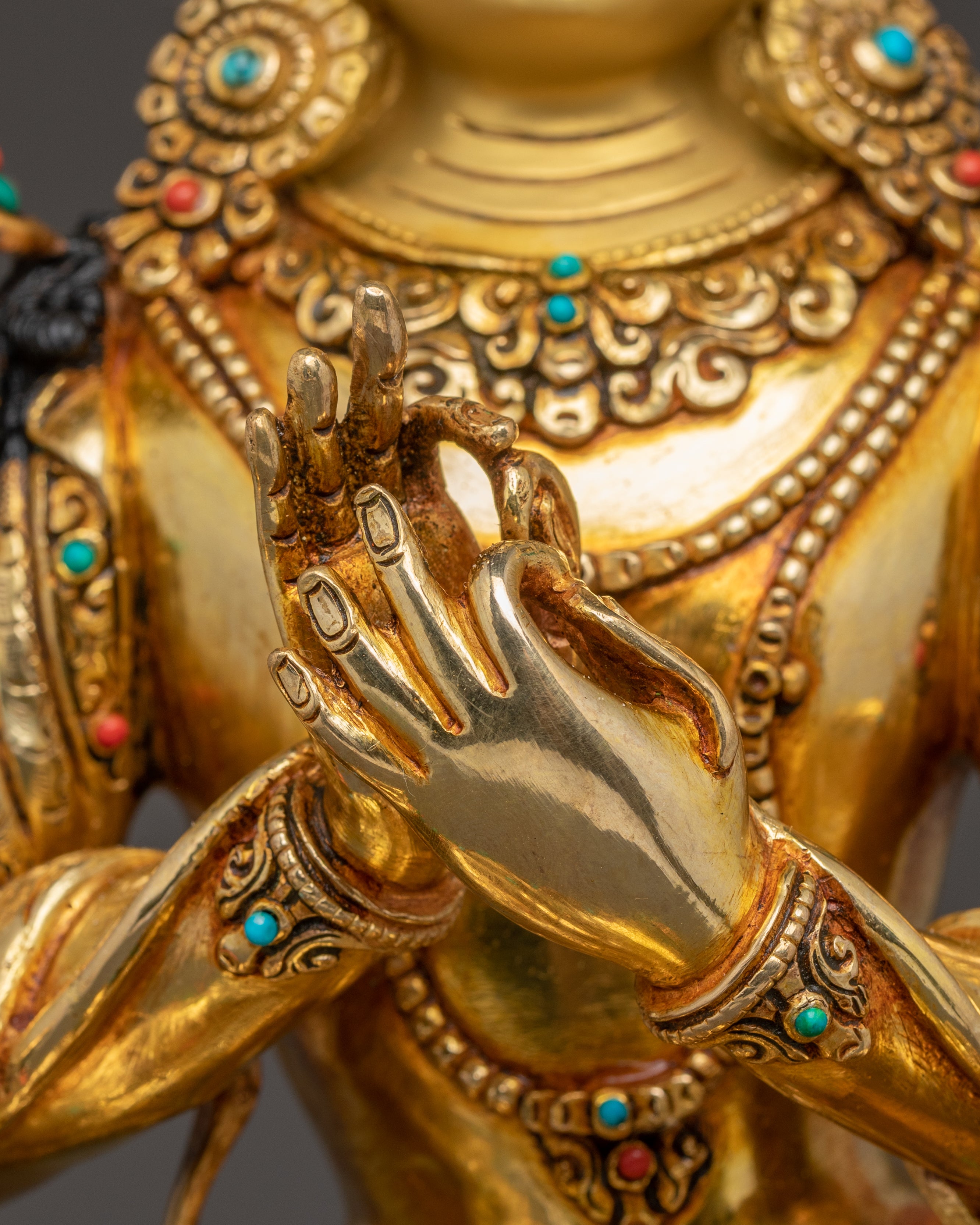 Divine Statue of Simhanada Manjushri | Himalayan Handcrafted Art