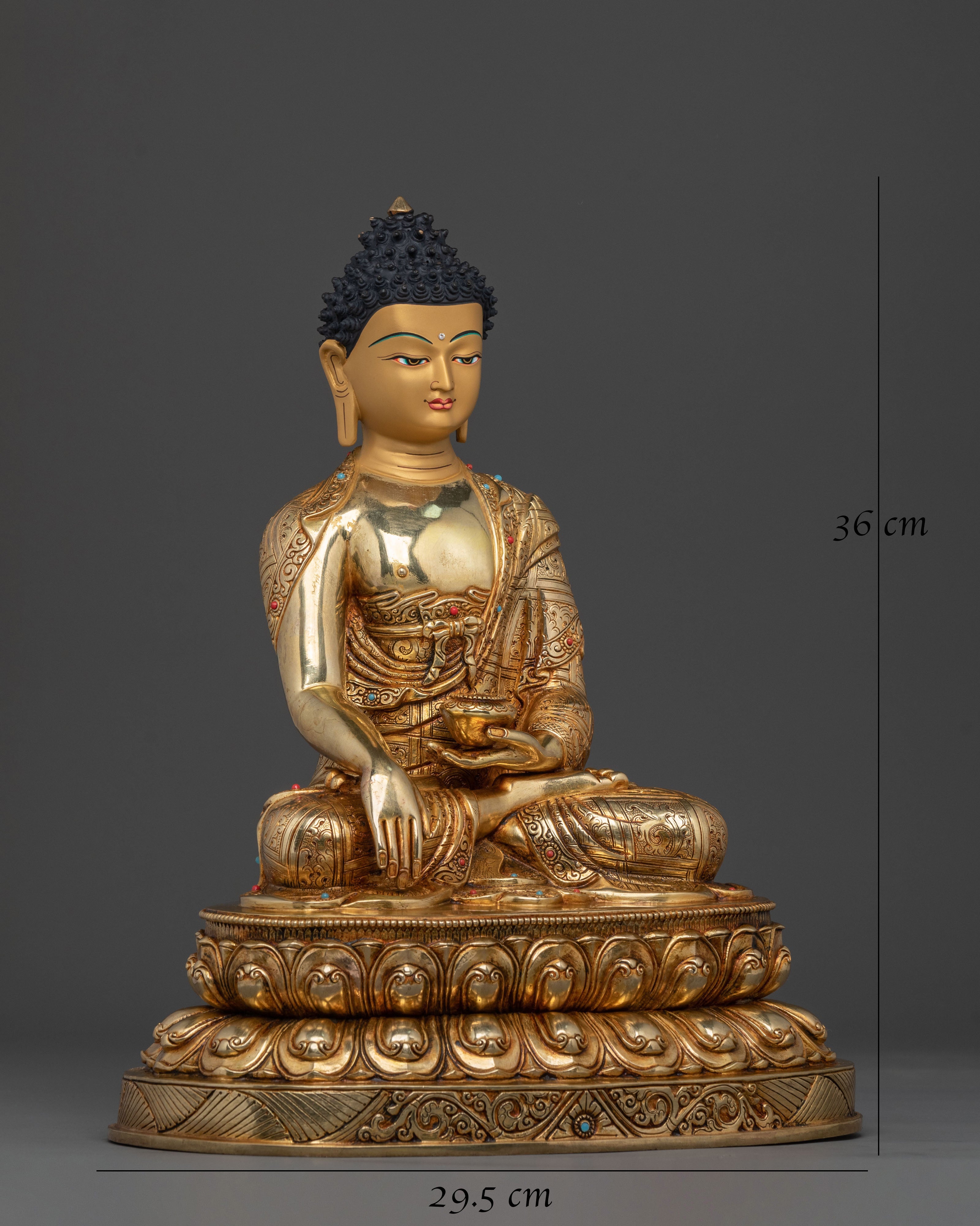 Shakyamuni Buddha Seated Figurine | Sacred Statue