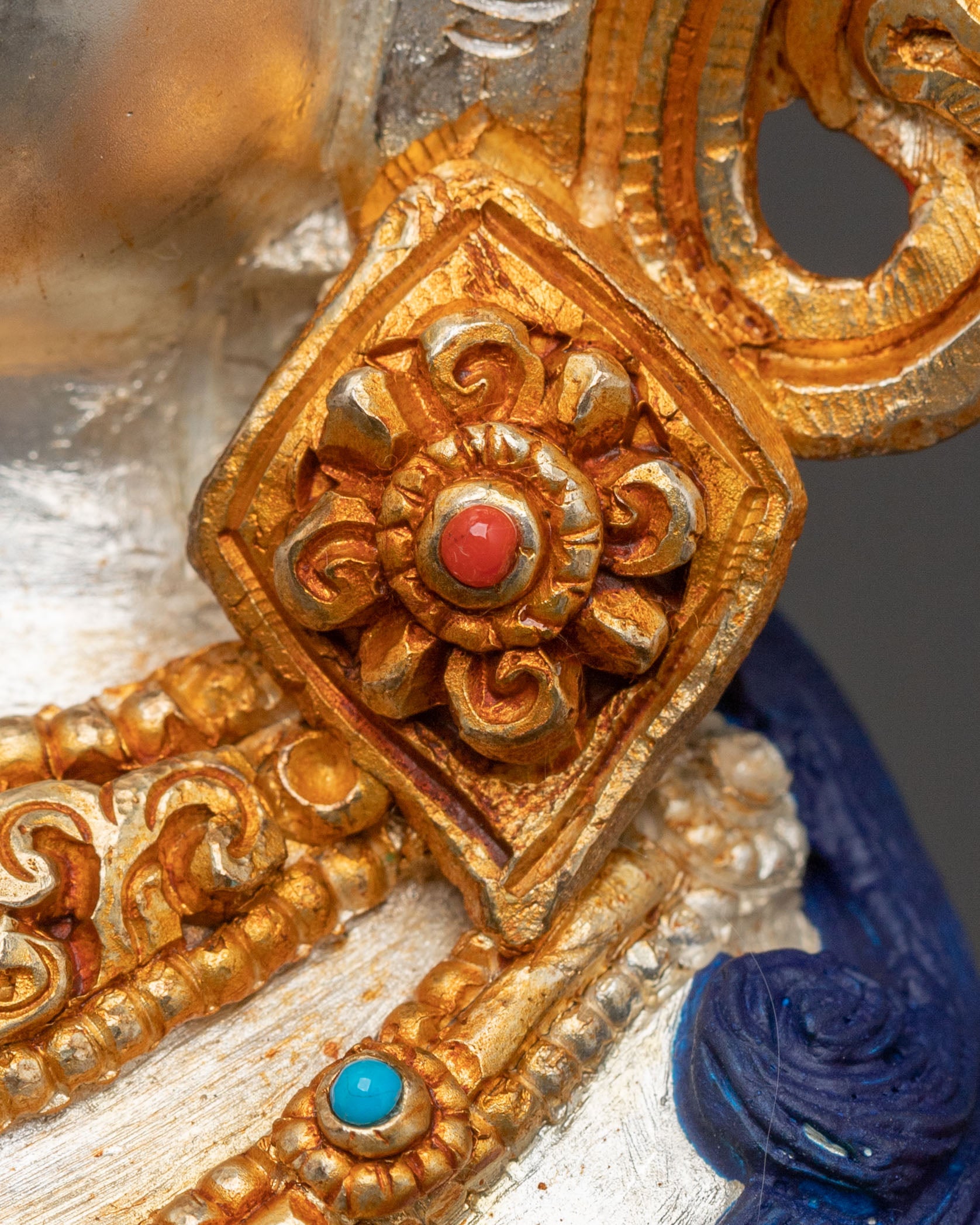 Green Tara Statue – Serene Copper Sculpture