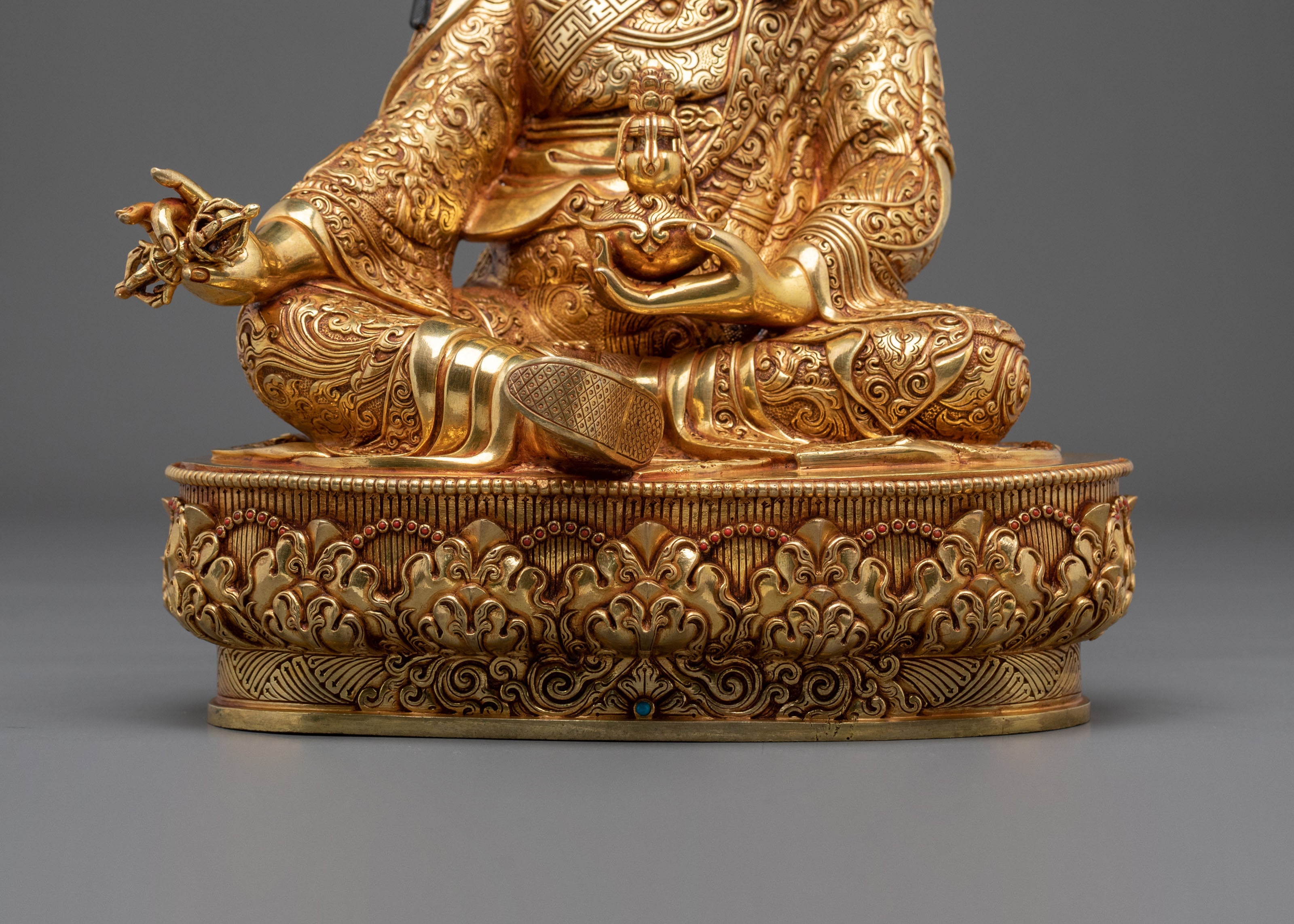 Guru Rinpoche Statue | Radiant Handcrafted Buddhist Figurine