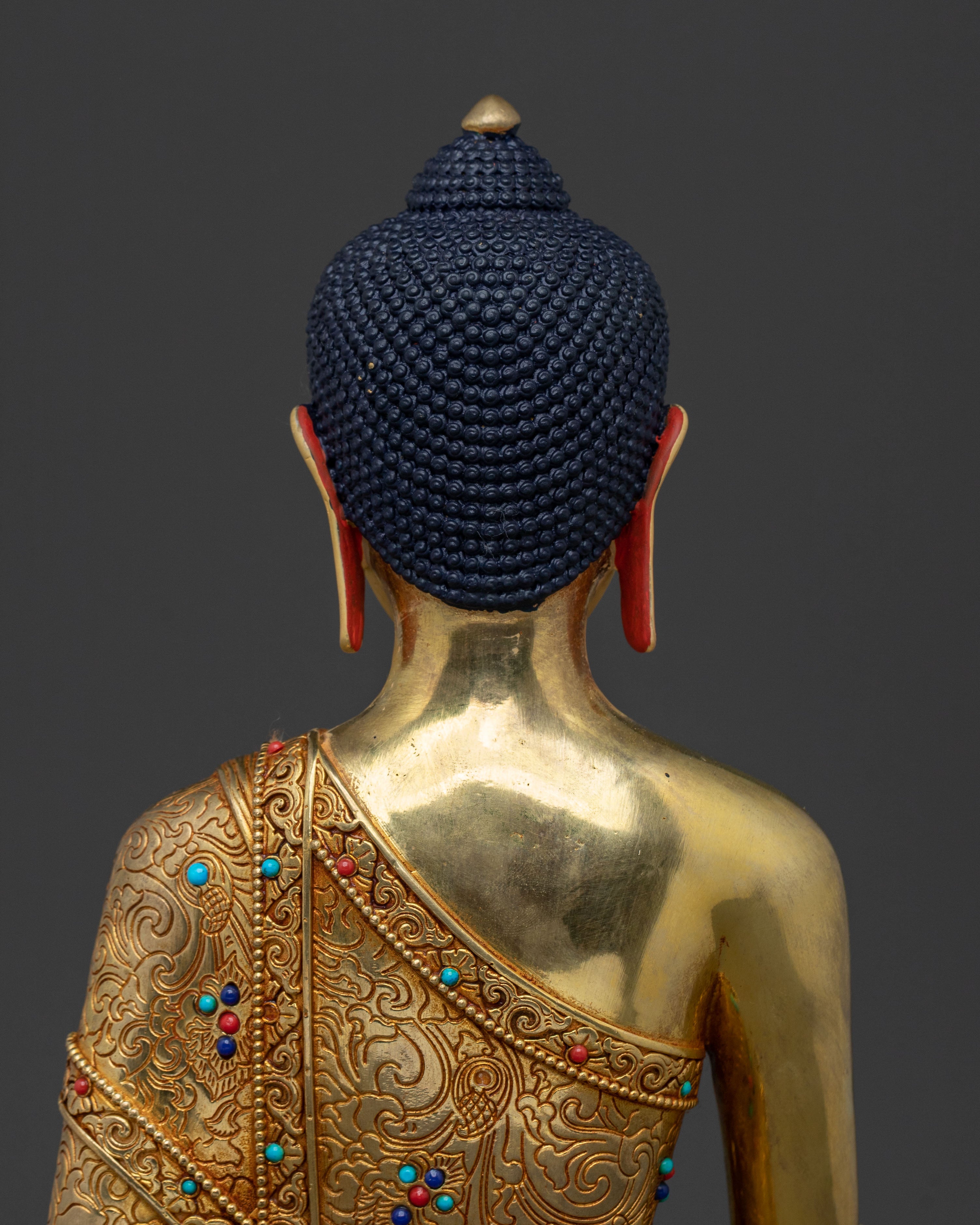Lord of Lapis Lazuli Medicine Buddha | 24K Gold Gilded