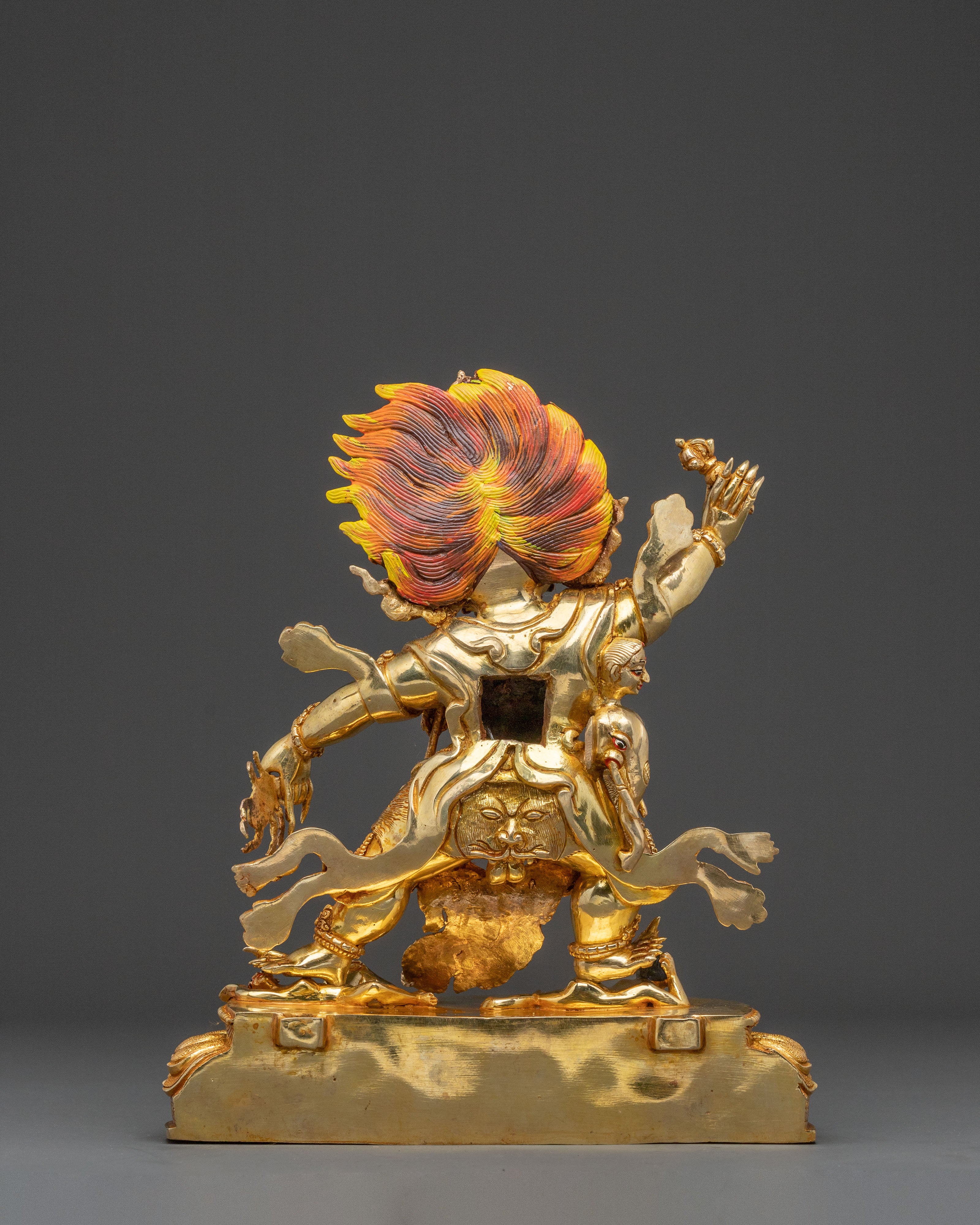 Guru Dragpo Spiritual Statue: Wrathful Protector Art