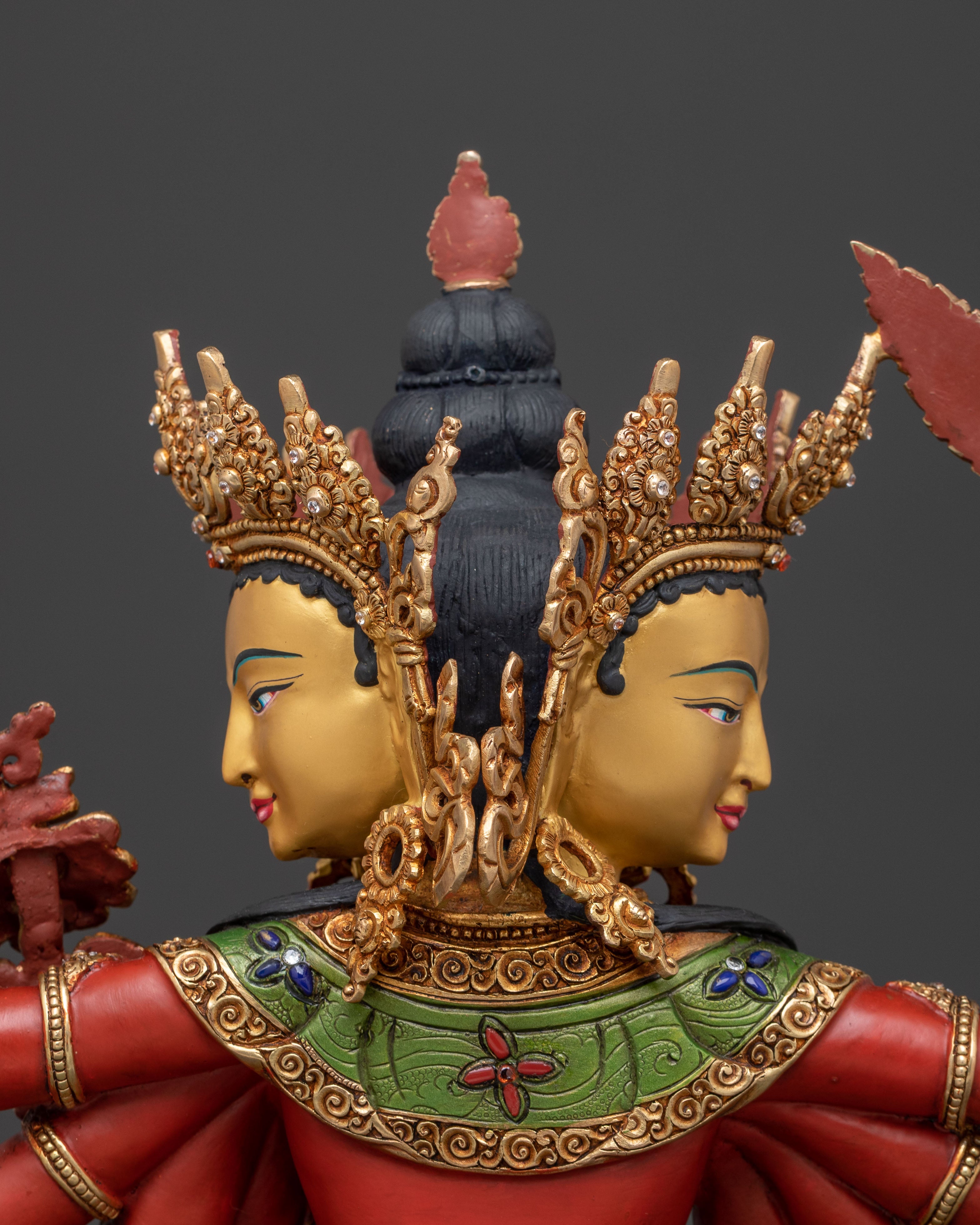 Unique Depiction of Maha Manjushri | Wisdom Bodhisattva