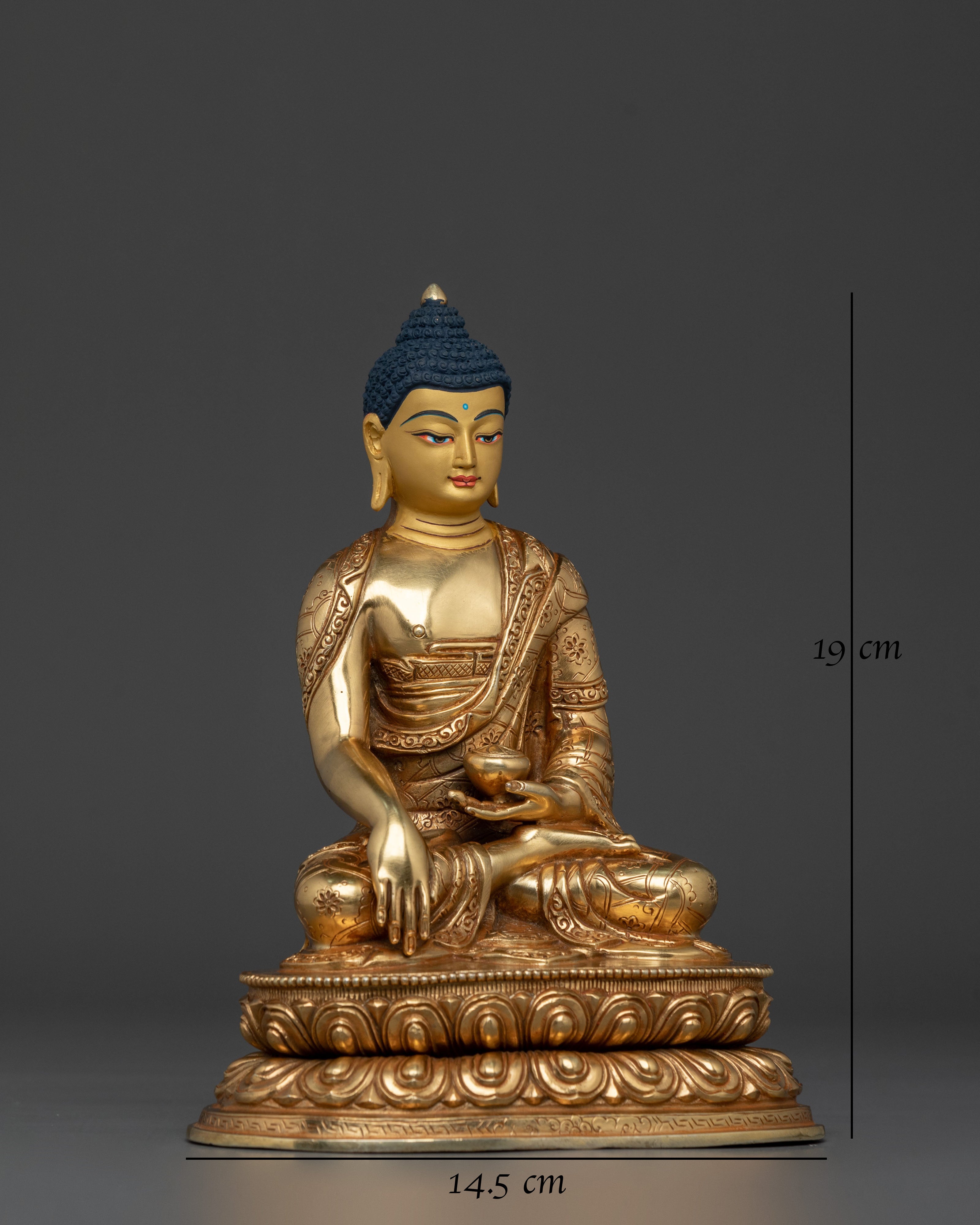 Shakyamuni Buddha Sacred Statue for Buddhist Shrine