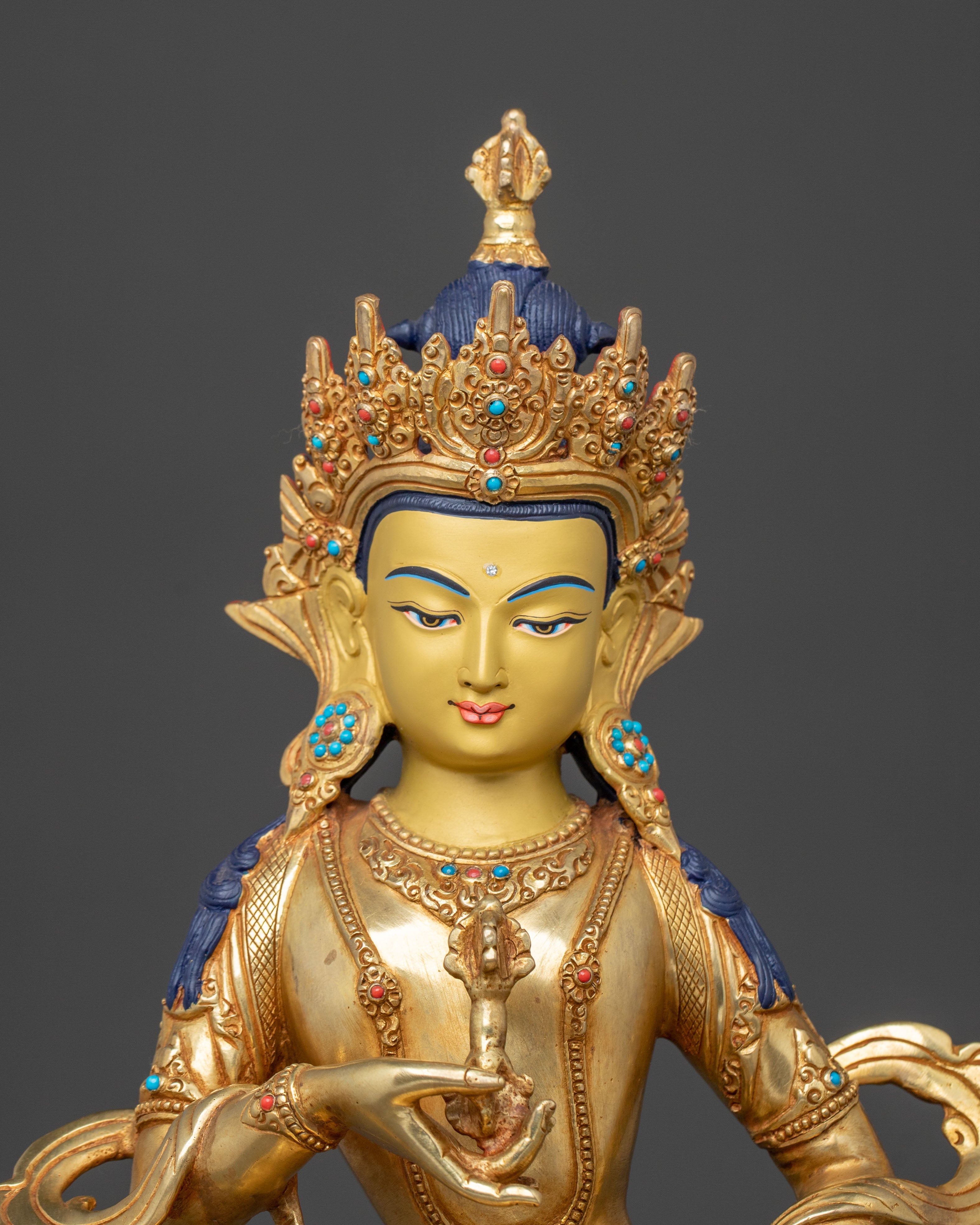 Vajrasattva Vajrayana Sculpture | Meditation Figurine