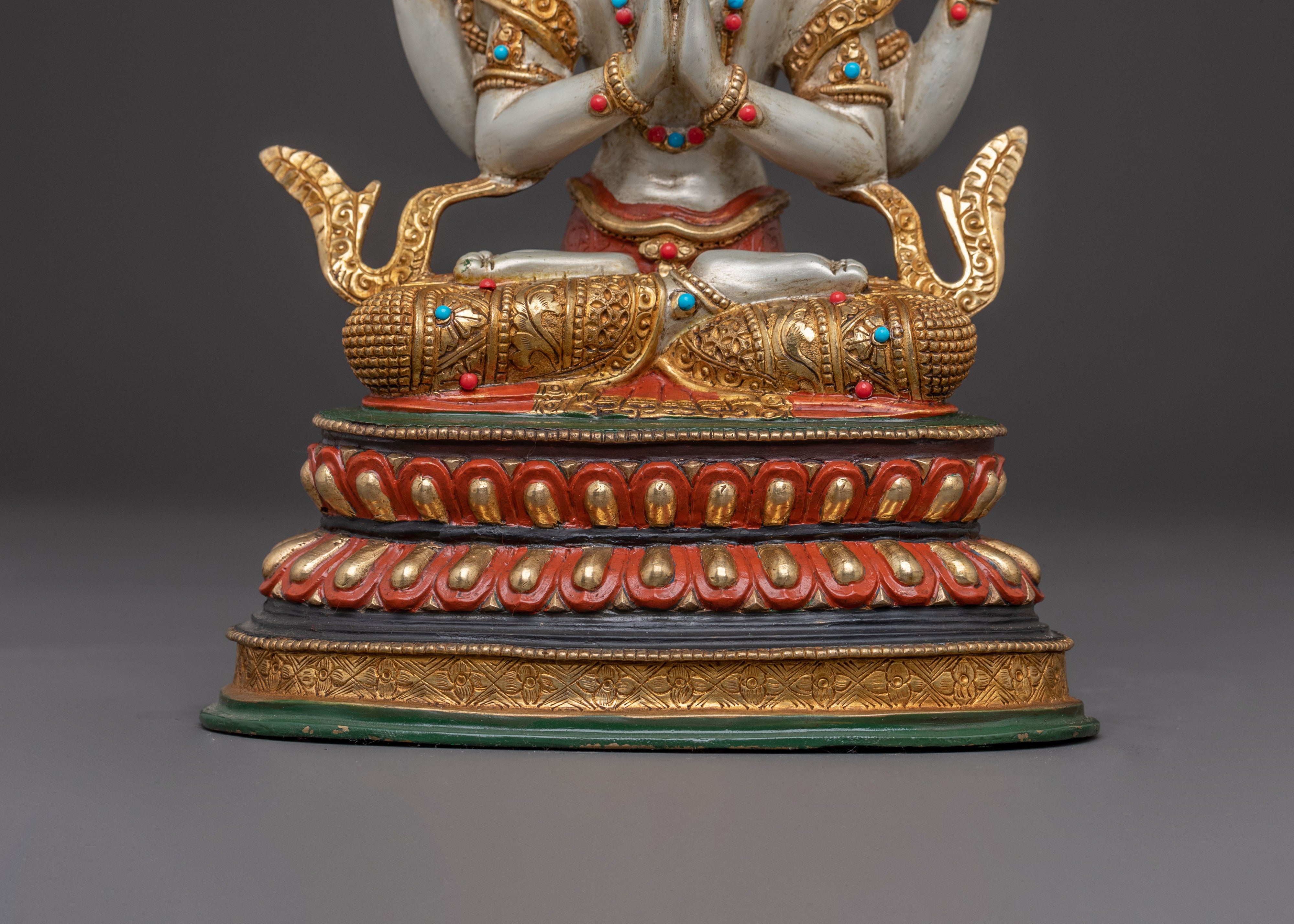 Chenrezig Traditional Sacred Statue | Spiritual Home Decor