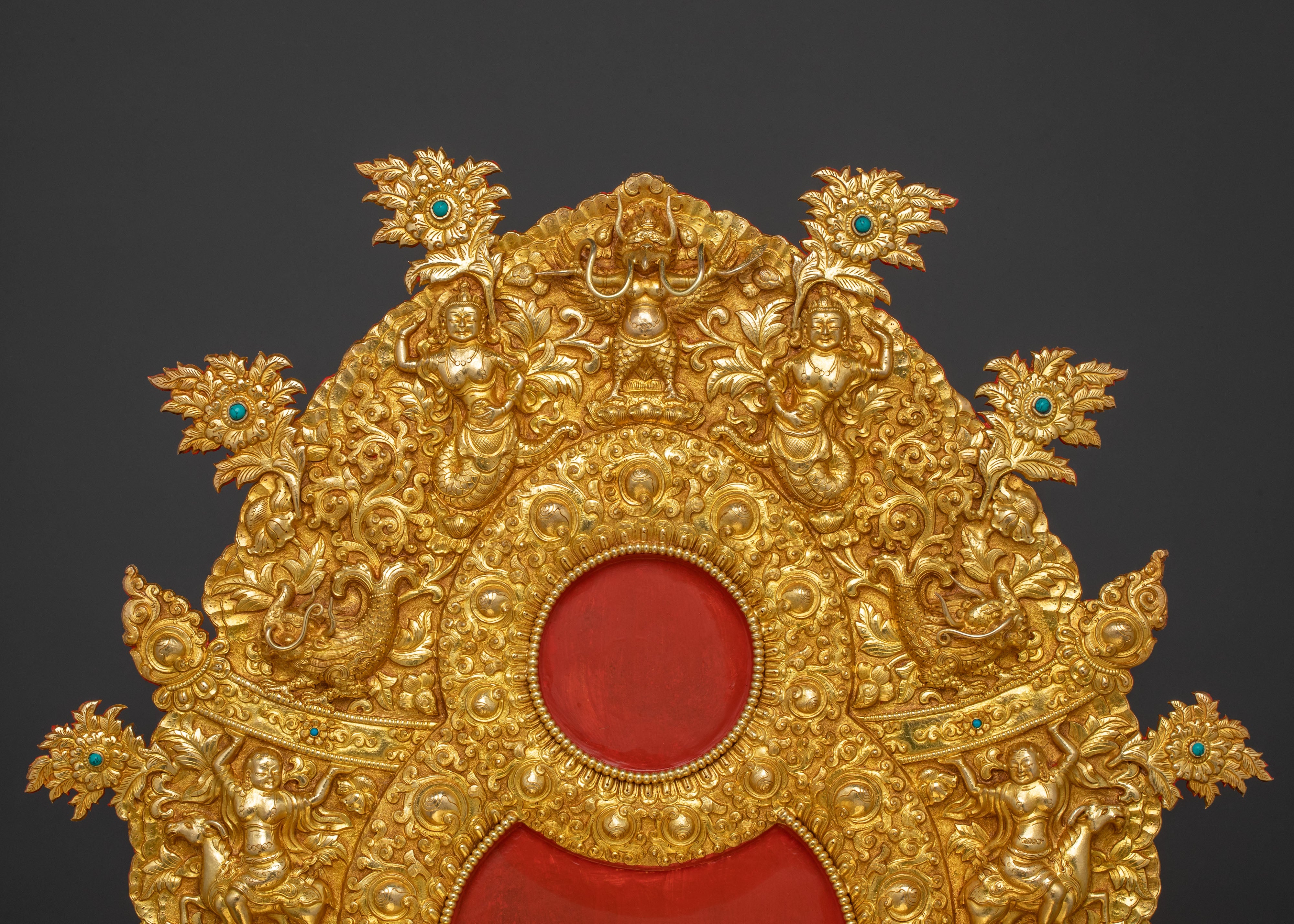 Seated Green Tara Goddess Sculpture | Compassion Goddess