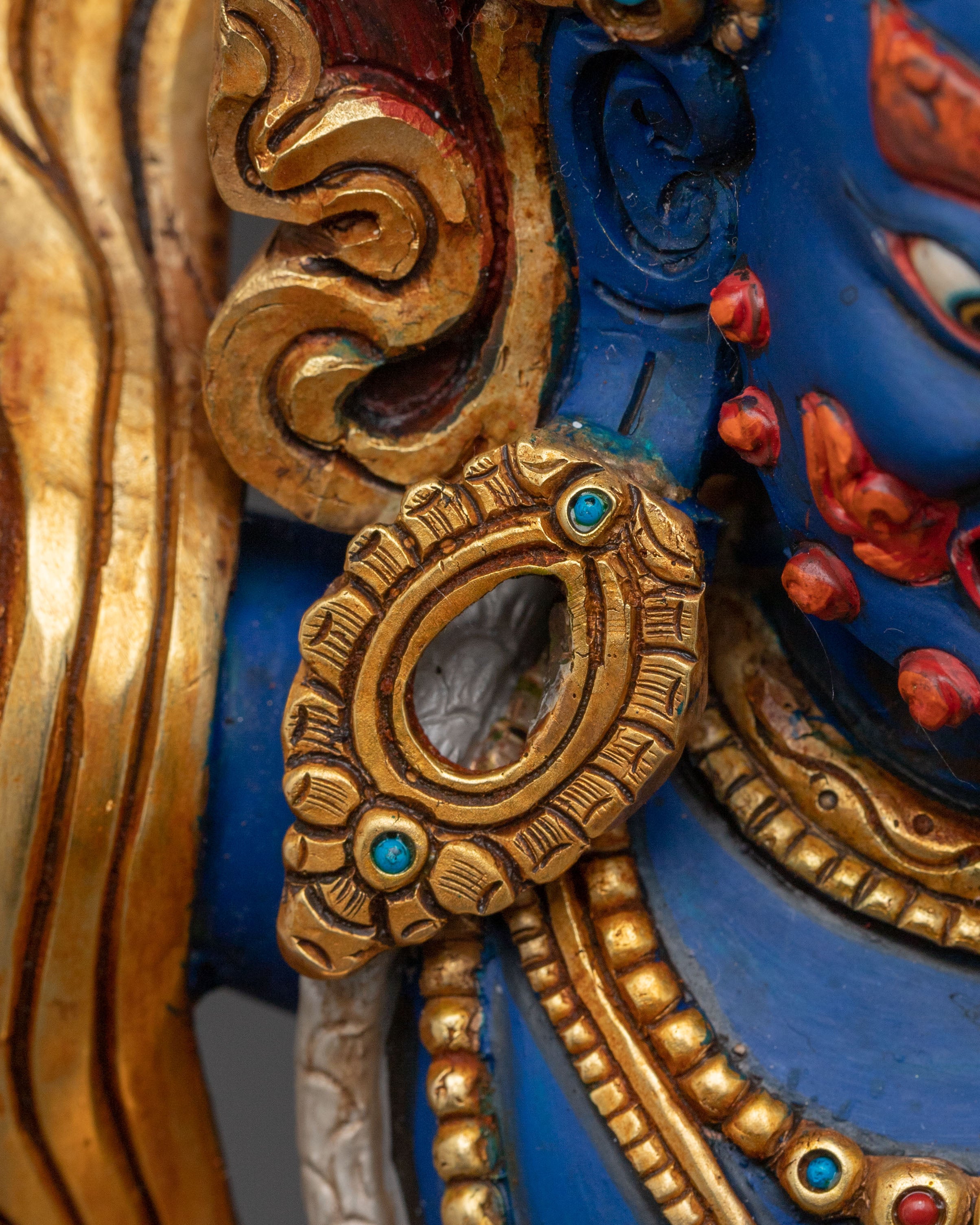 Vajrapani Statue for Meditation – Handcrafted Copper Art