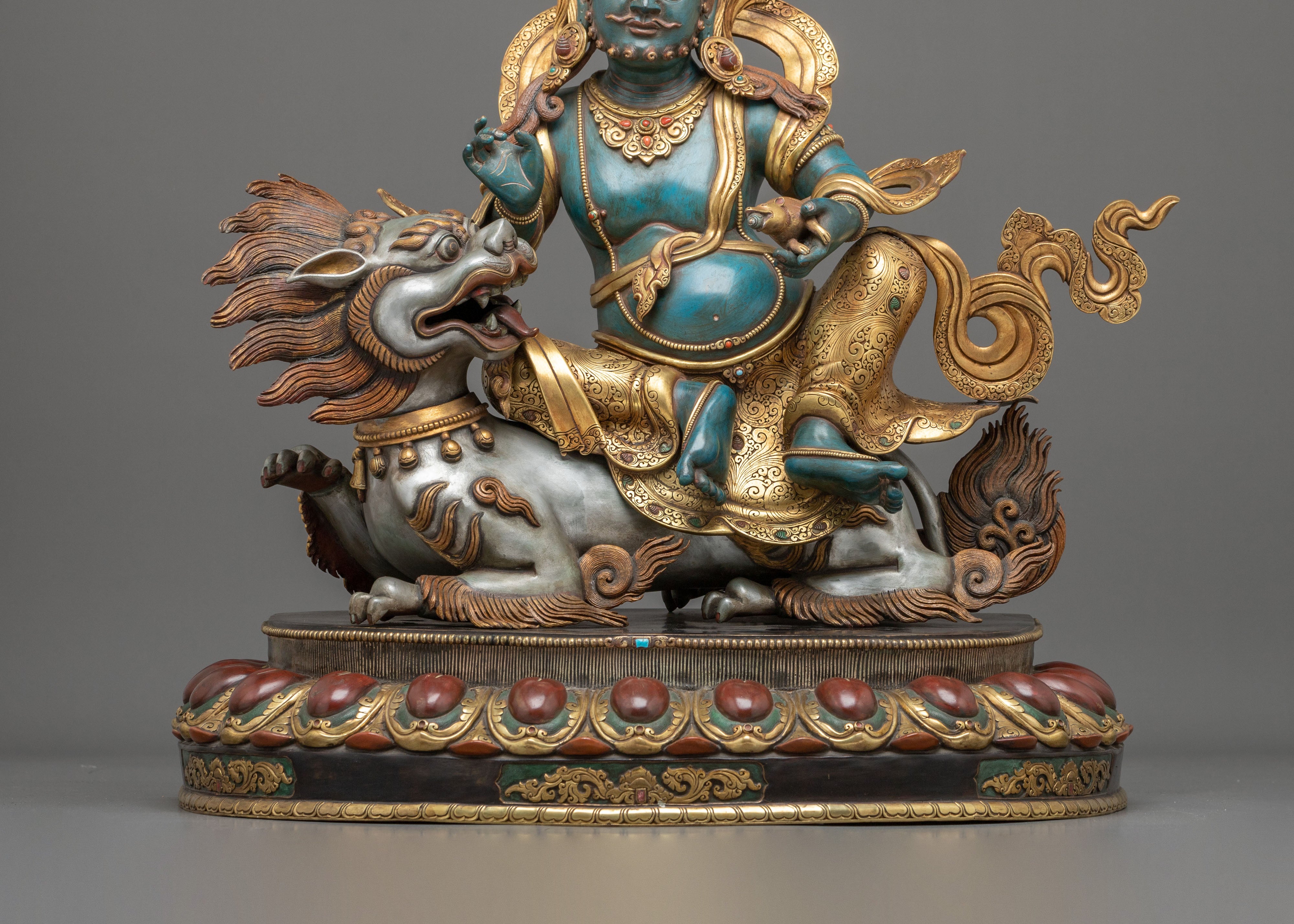 Namtoshe Copper Sculpture | Guardian King of Wealth and Protection