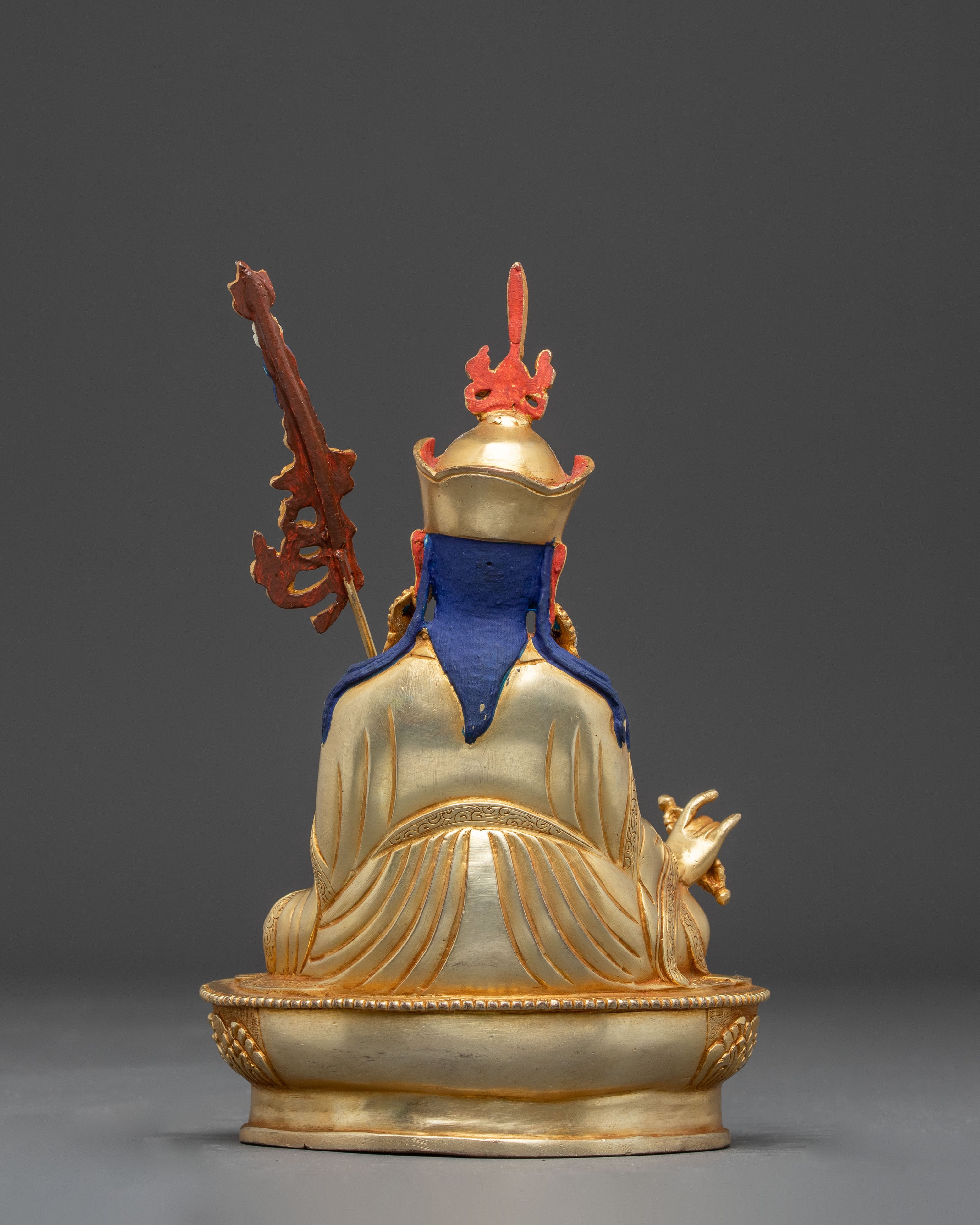 Handmade Copper Statue of Padmasambhava | Tantric Buddhist Master