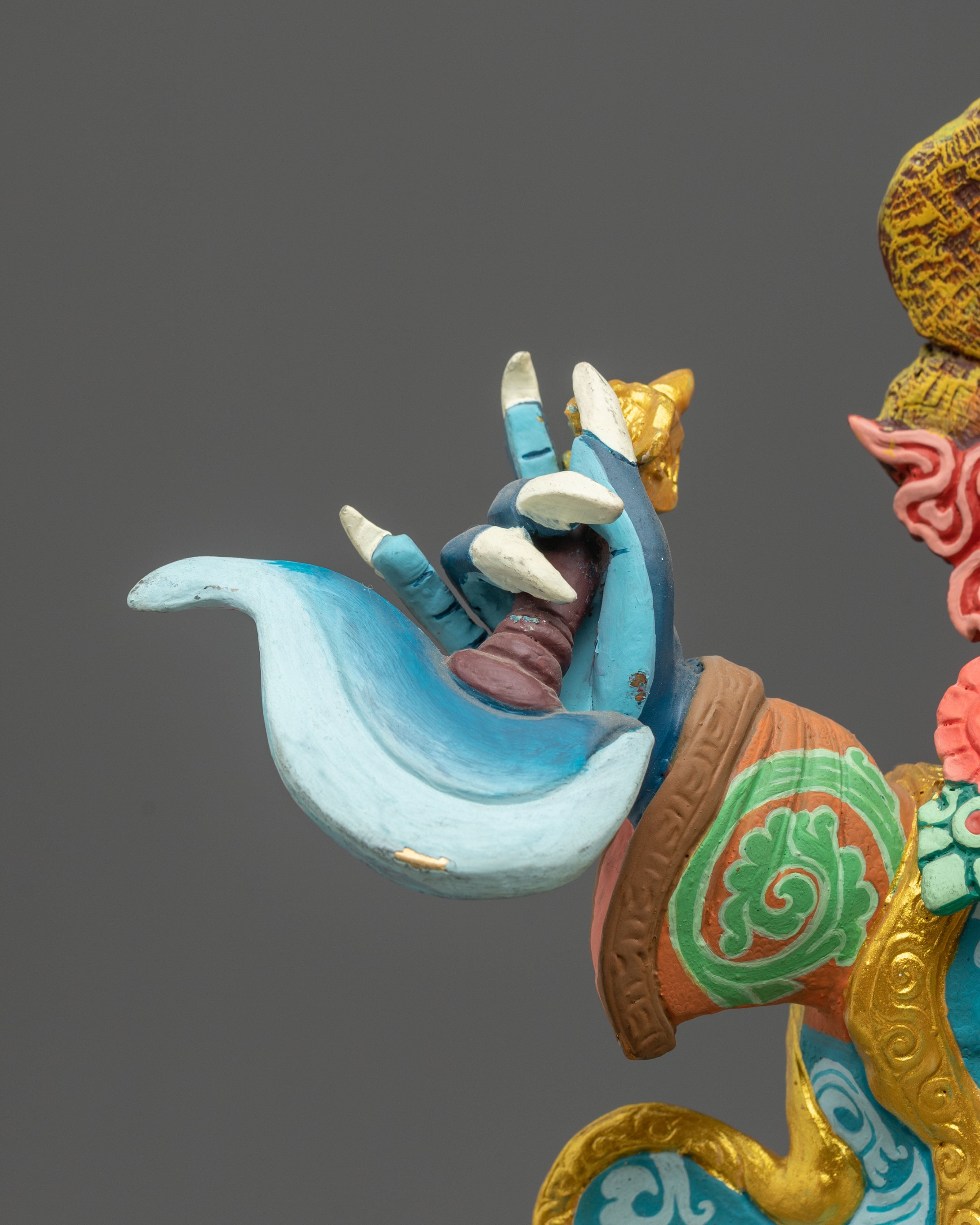Mahakala Bernakchen Statue of Protection | Altar Decor