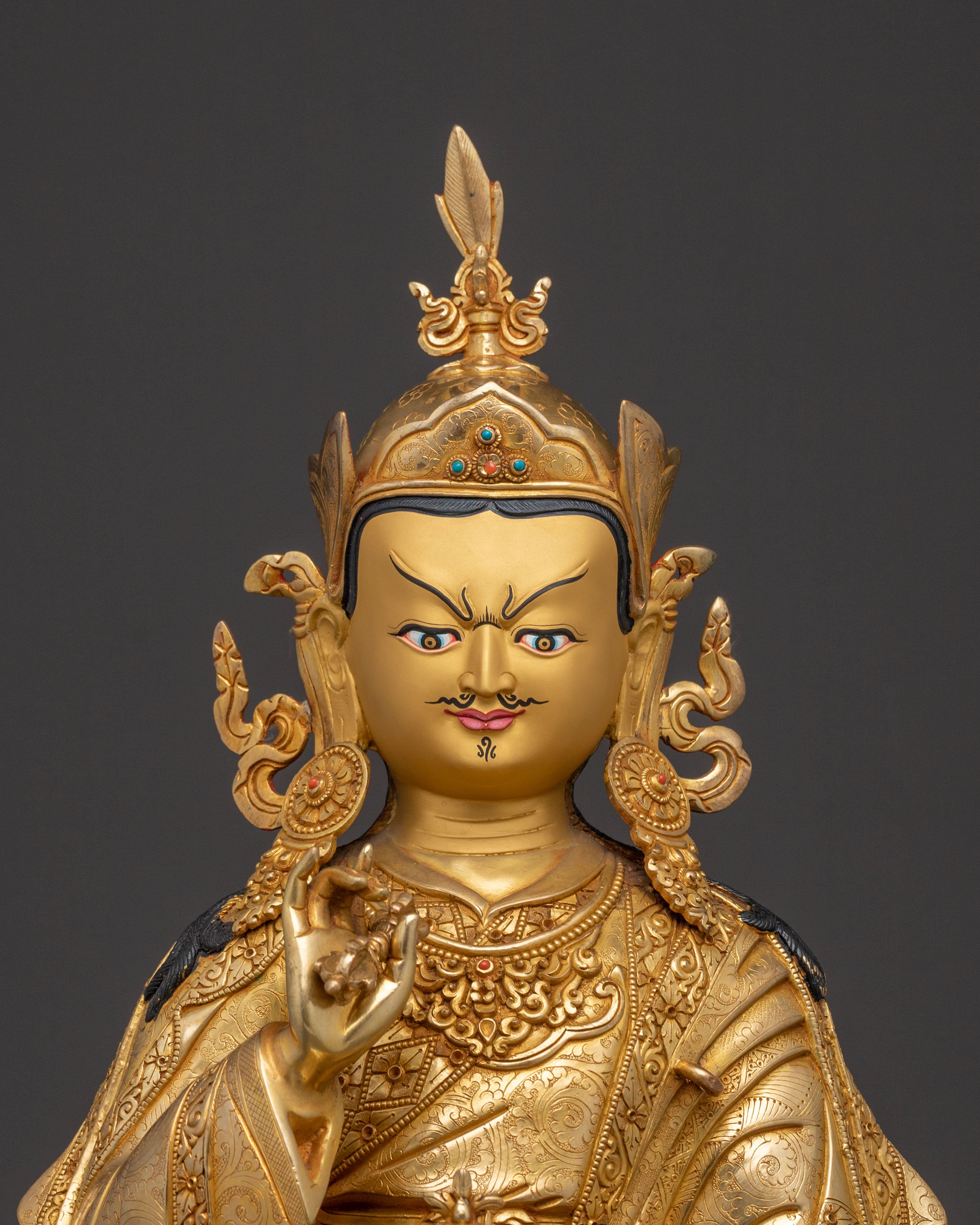 Handcrafted Guru Tsokye Dorje Sacred Statue