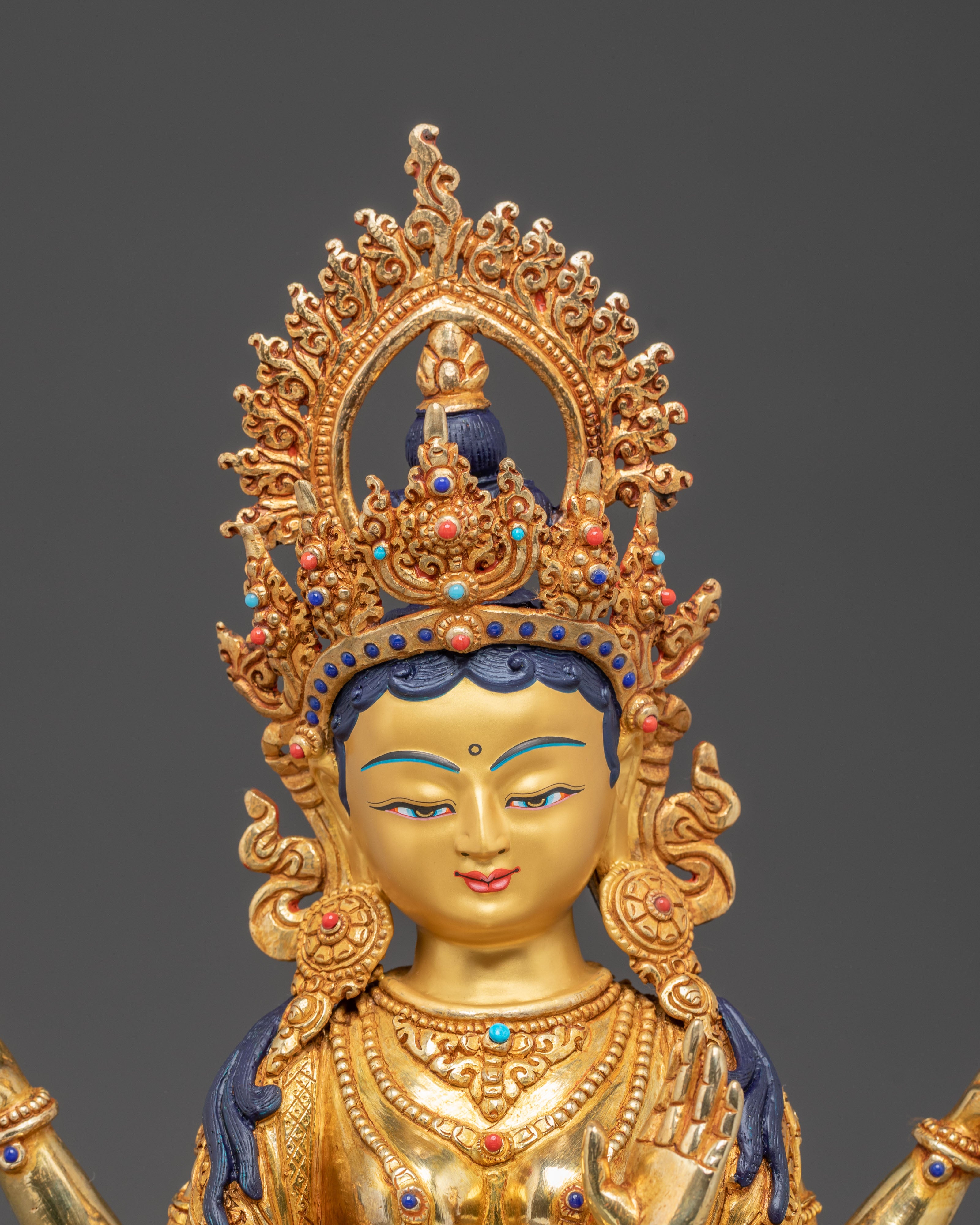 Handcrafted Laxmi Statue of Wealth | Nepali Crafted Icon for Prosperity