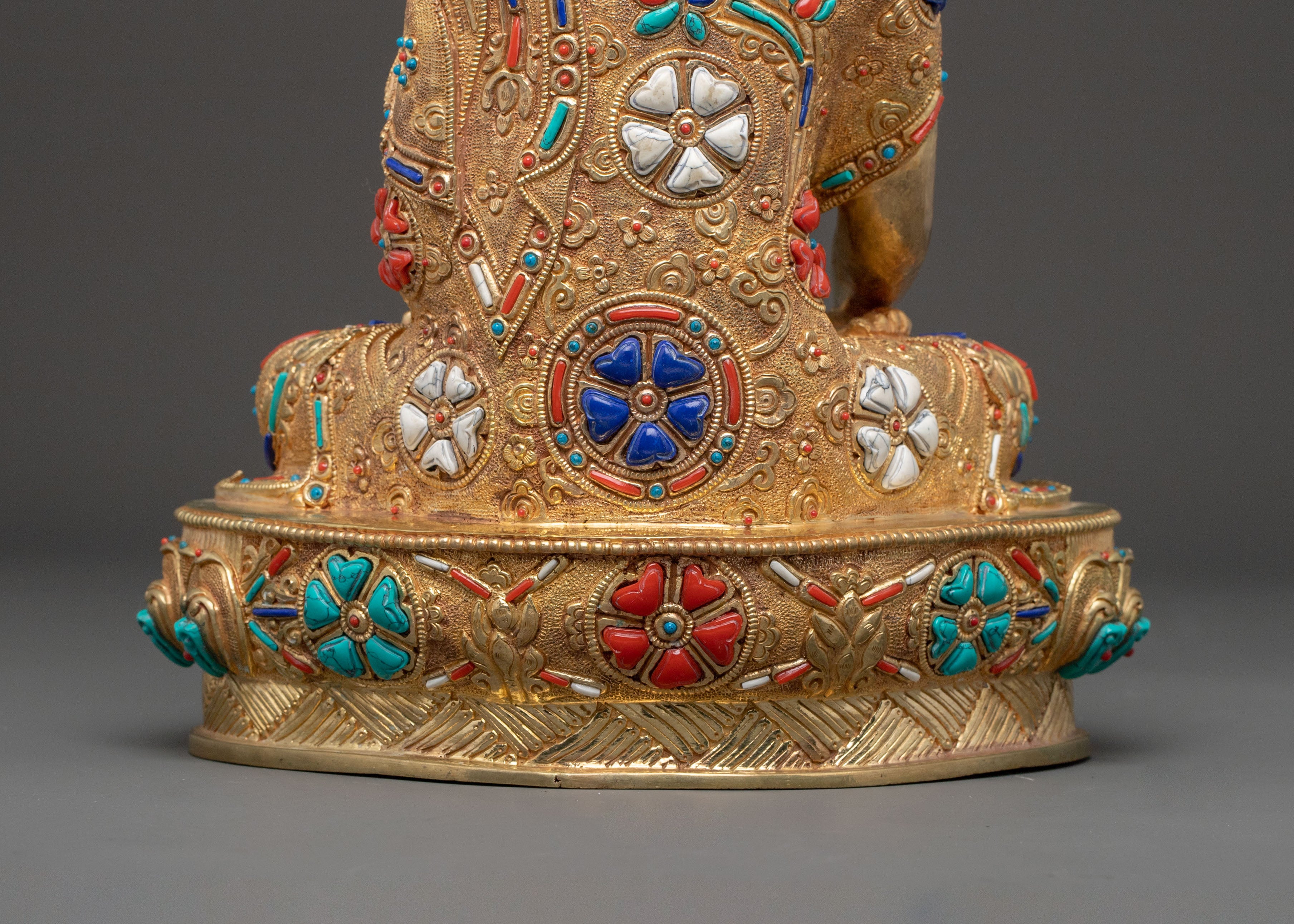 Shakyamuni Buddha: 24K Gold Gilded Enlightenment Idol