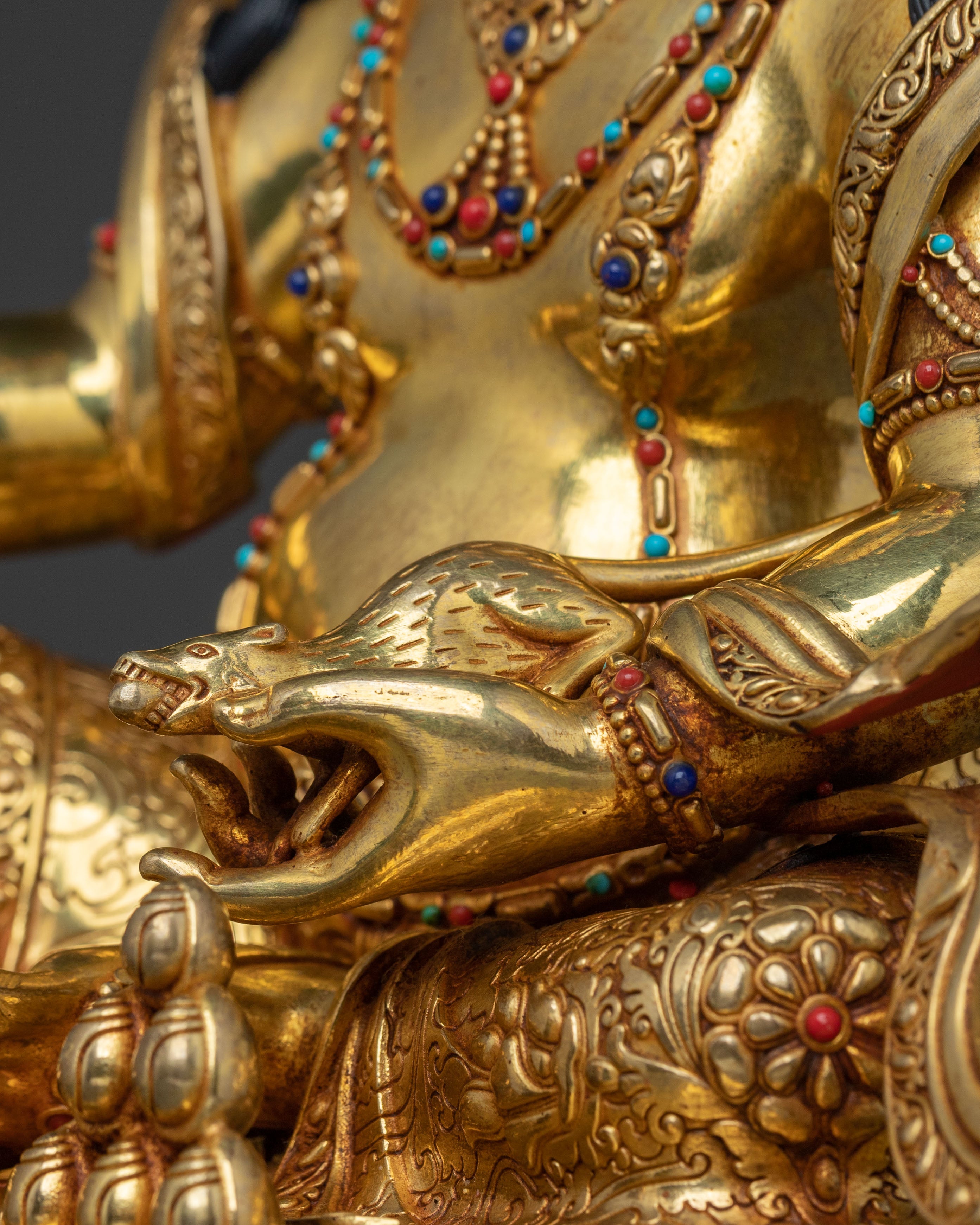 Wealth Deity: Dzambhala Statue | Spiritual Figurine