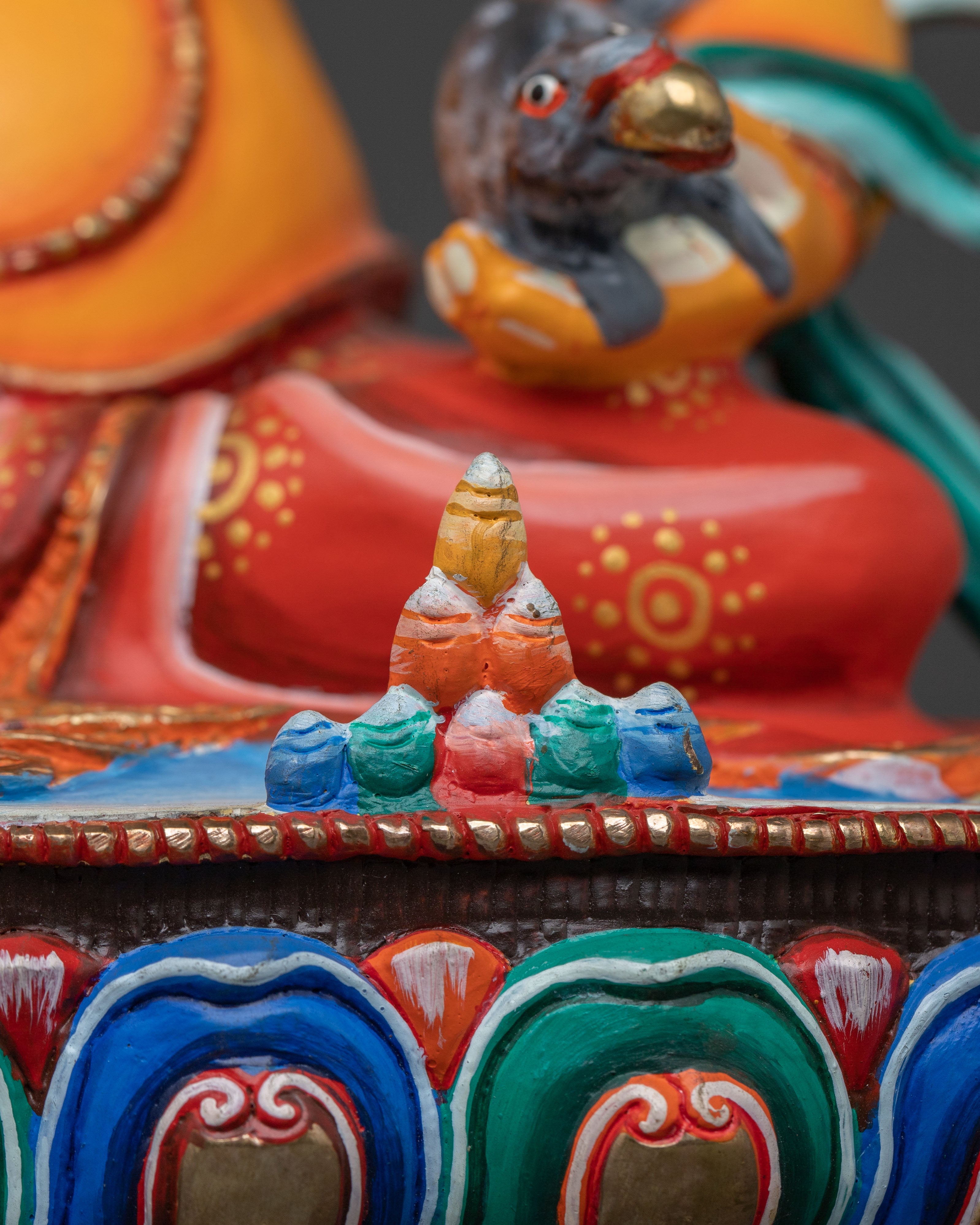 Wealth Deity Dzambhala Idol | Tibetan Buddhist Prosperity Statue