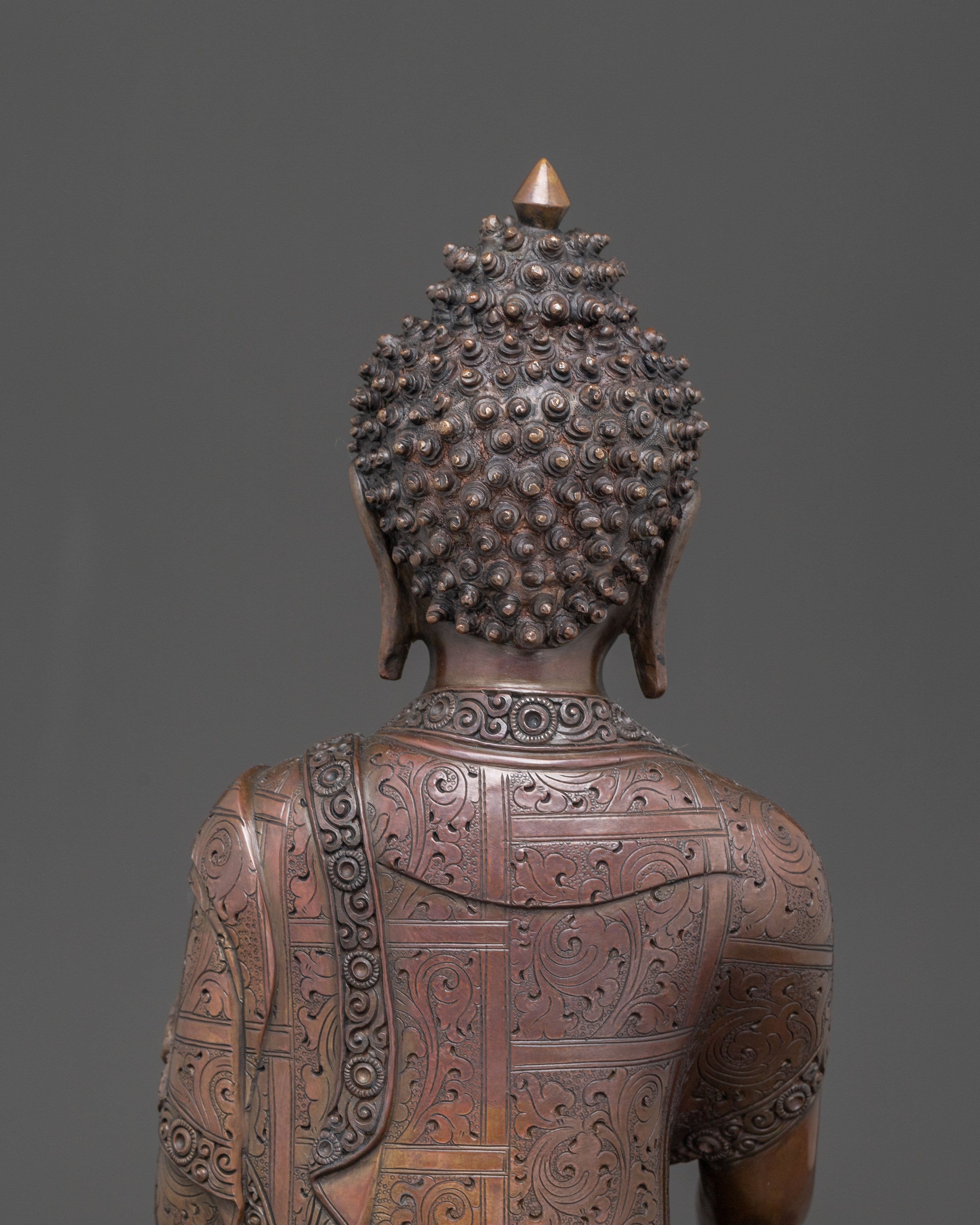 Spiritual Icon Mitrugpa Statue | Oxidized Copper Sculpture
