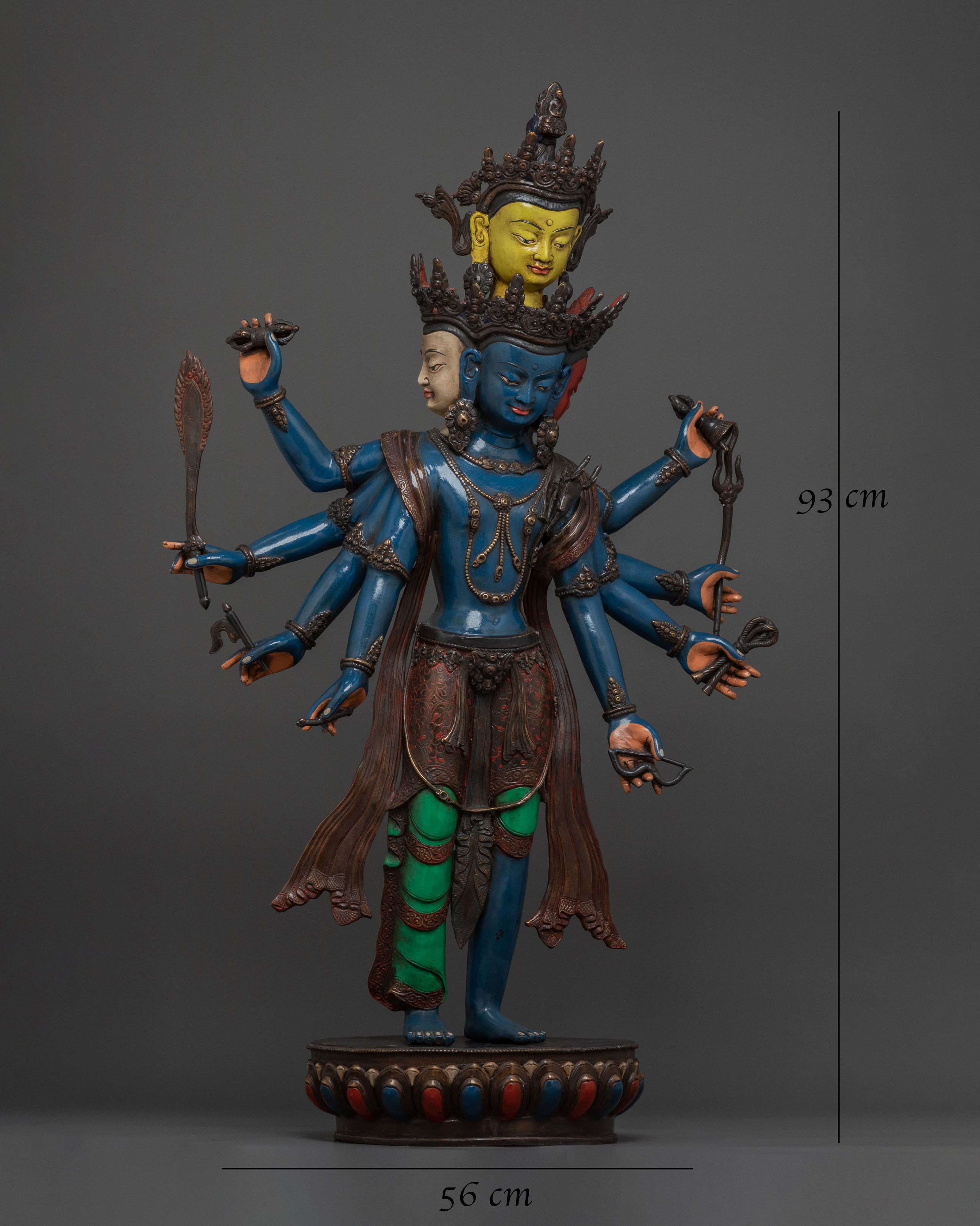 Lokeshwor Traditional Figurine in Pure Copper