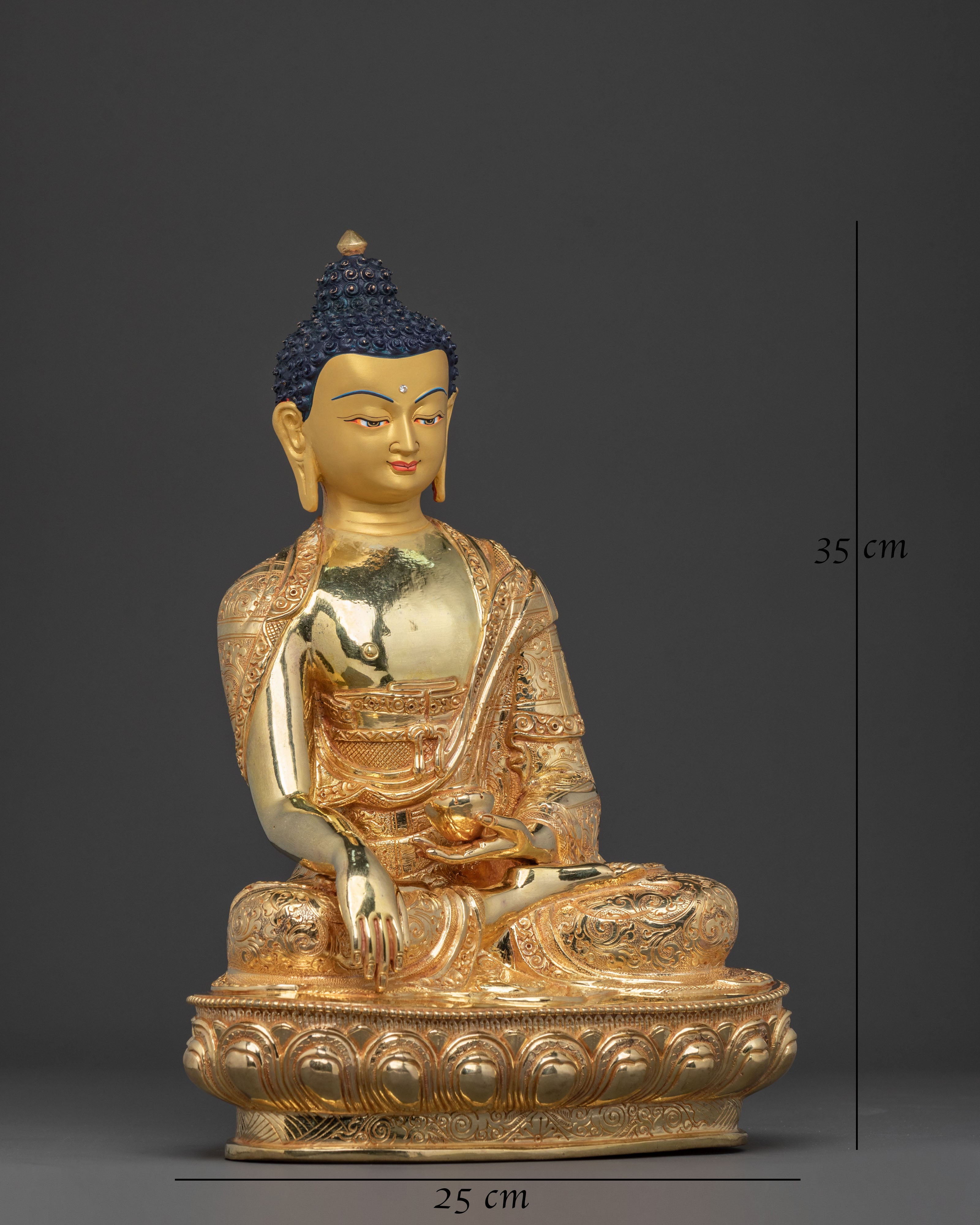 Shakyamuni Buddha Statue | Peaceful Buddhist Figurine