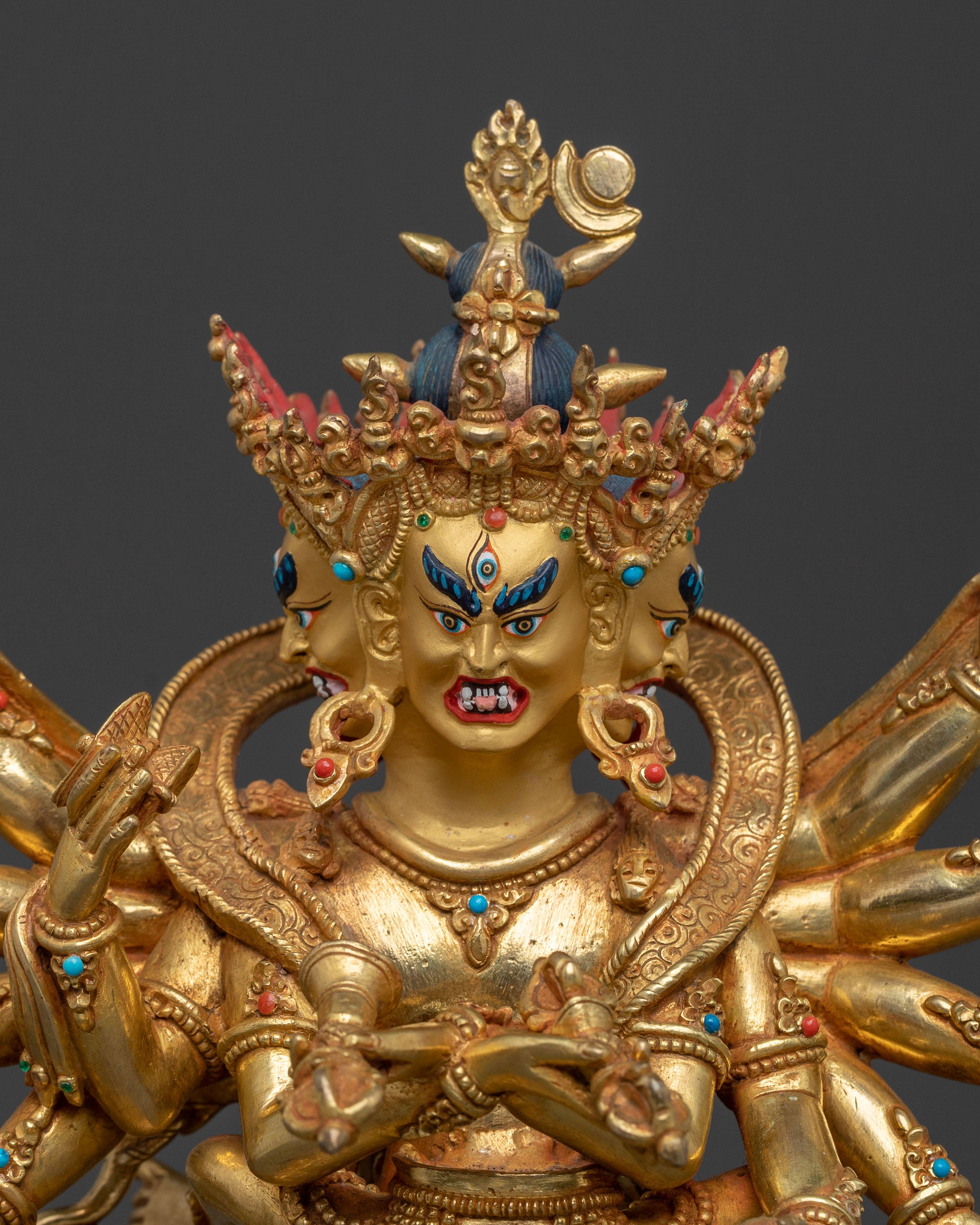Chakrasamvara Statue with Vajravarahi | Sacred Union