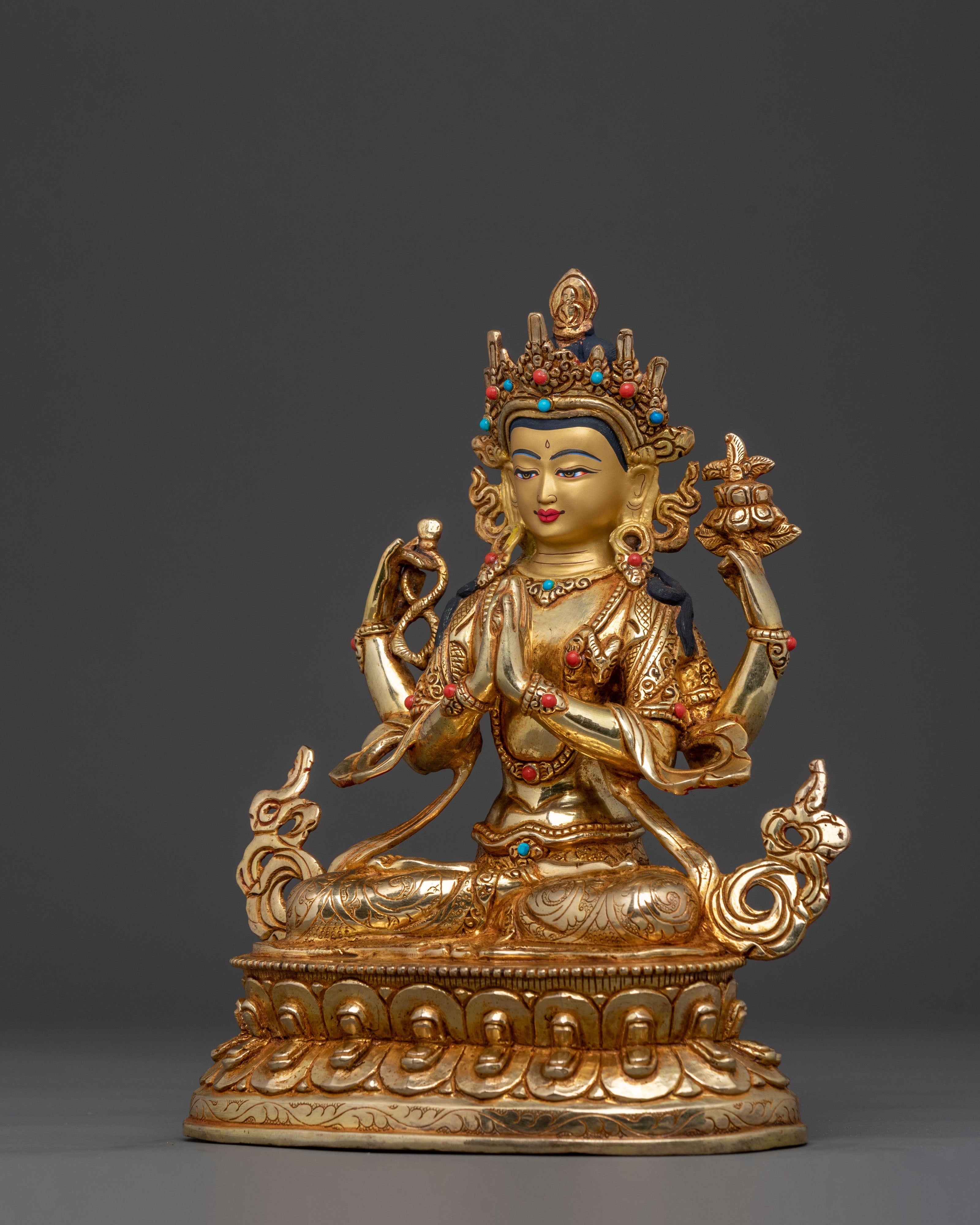 Protector Chenrezig Statue | Avalokiteshvara Figurine