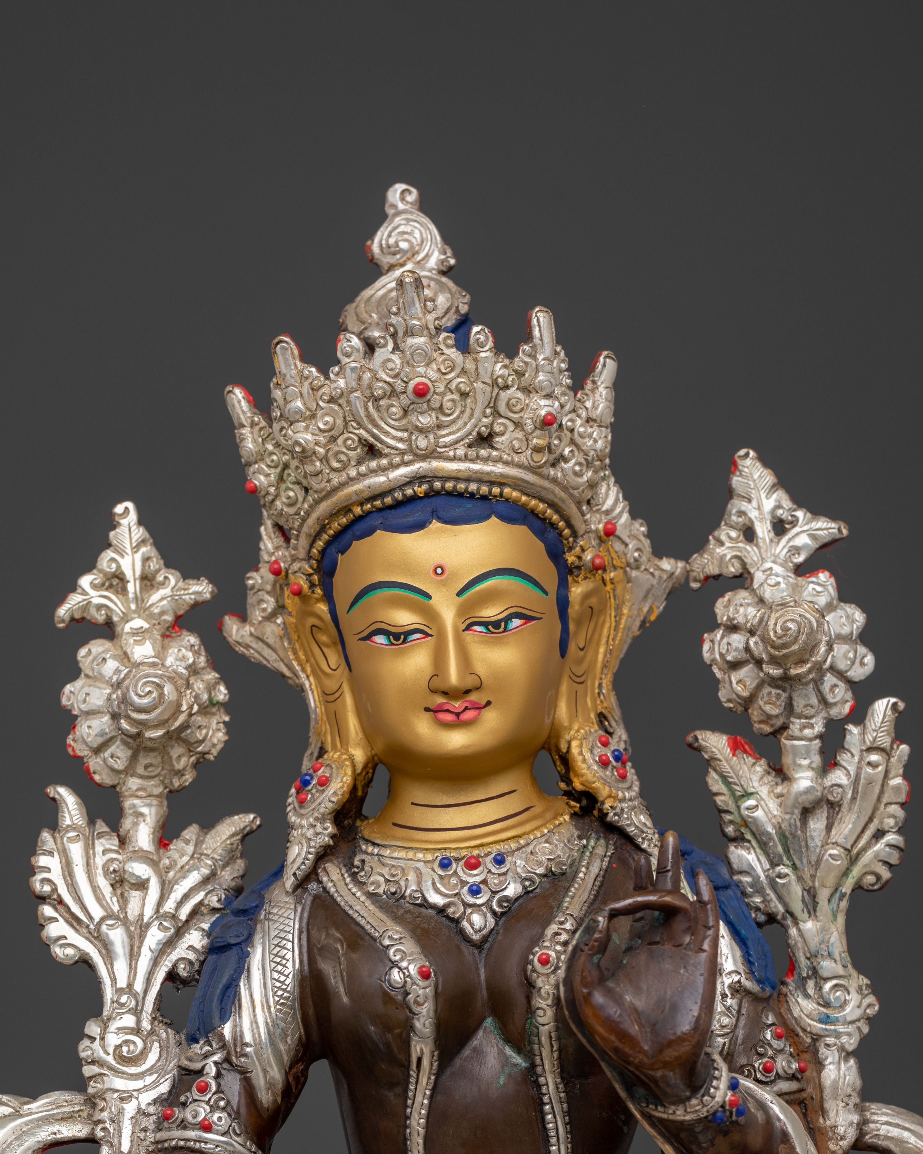Compassionate Green Tara Statue: Goddess of Compassion