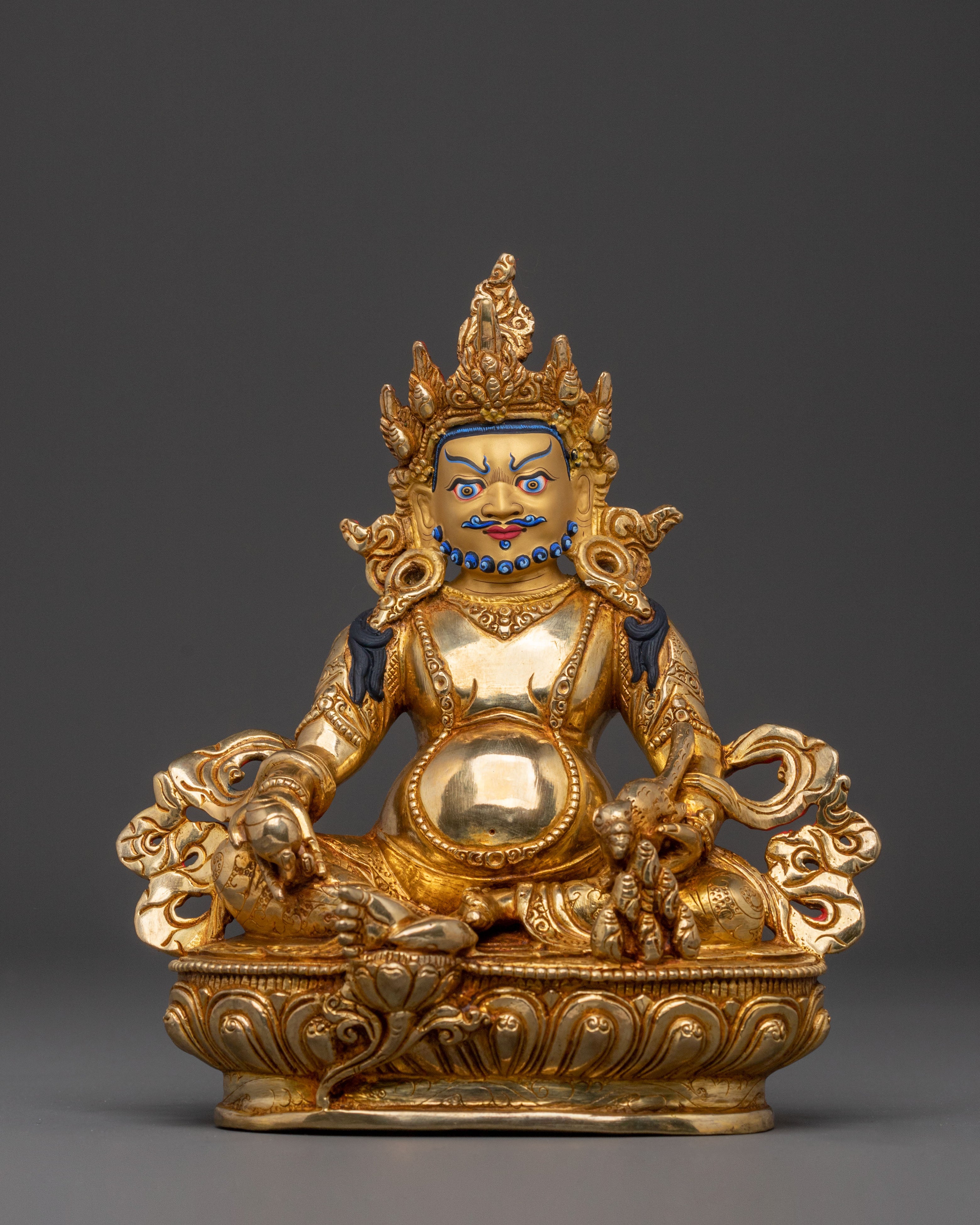 Handcrafted Dzambhala Statue | Wealth Deity