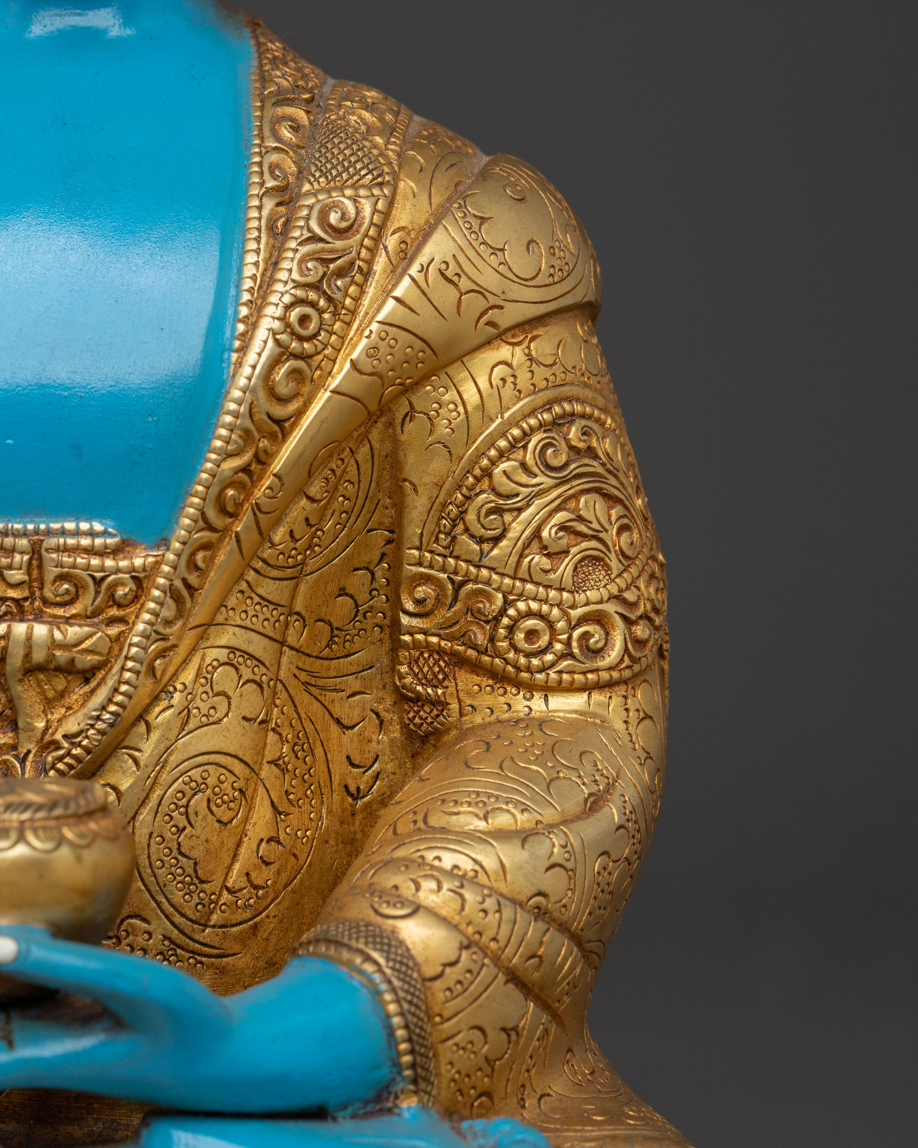 Akshobhya Buddha Sculpture | Enlightened Figurine