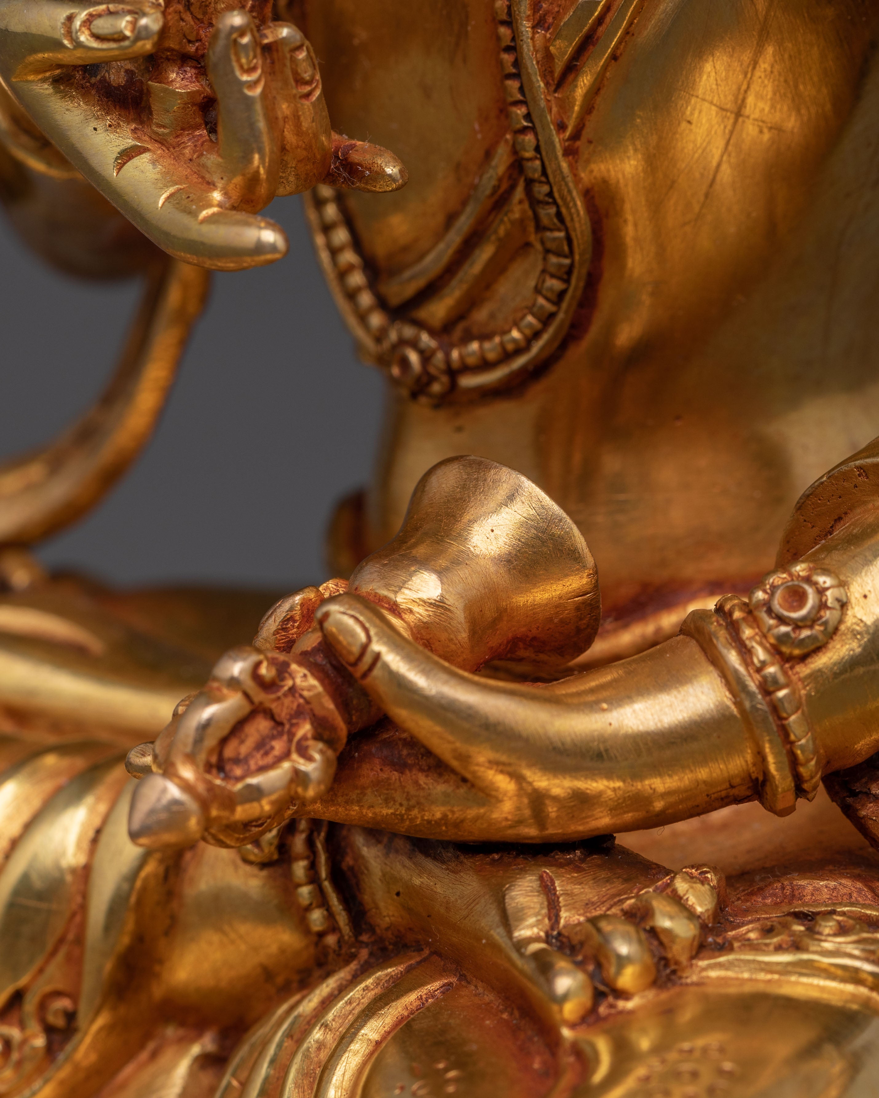 Vajrasattva Golden Statue | Purification and Enlightenment
