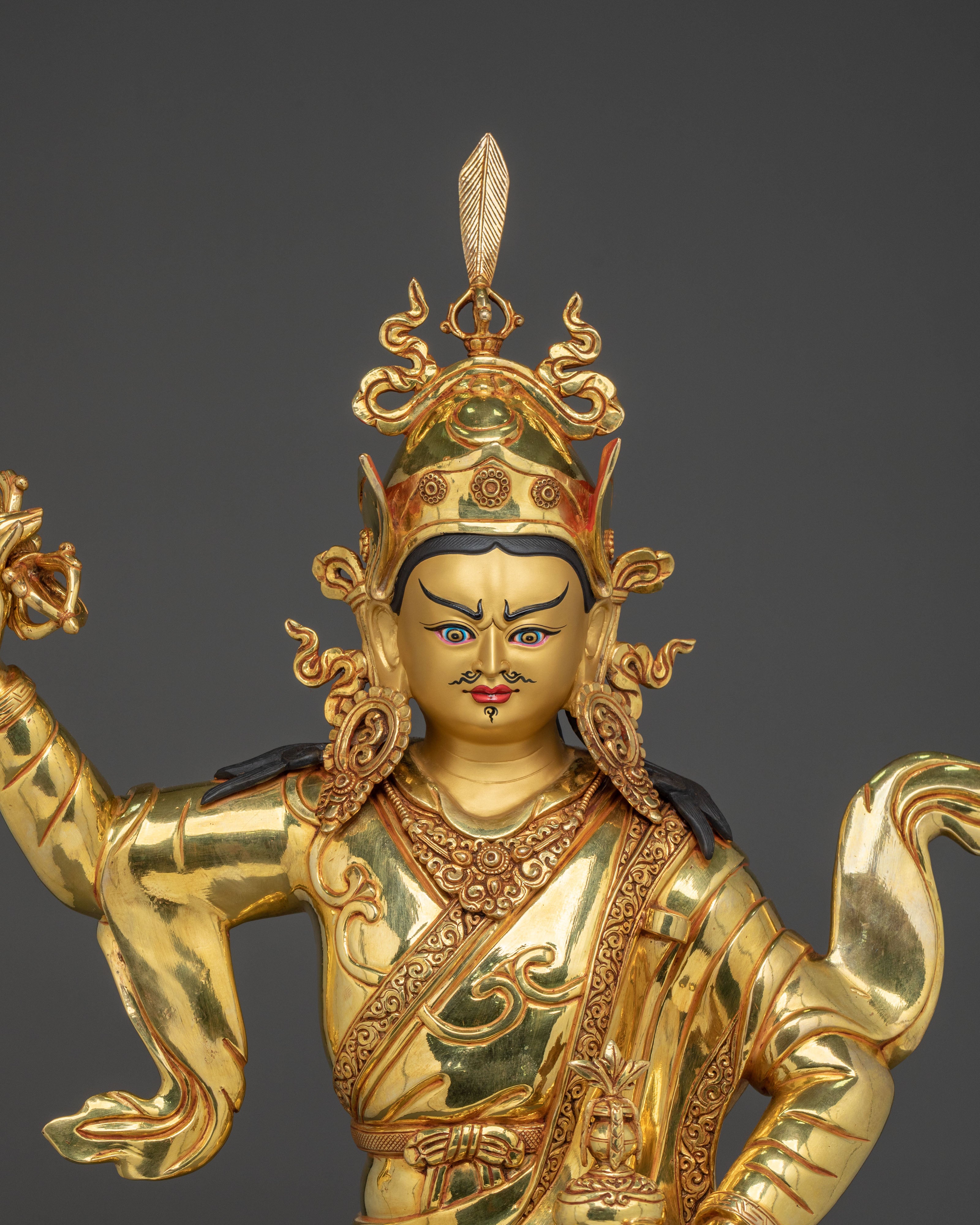 Standing Guru Rinpoche Statue | Buddhist Master