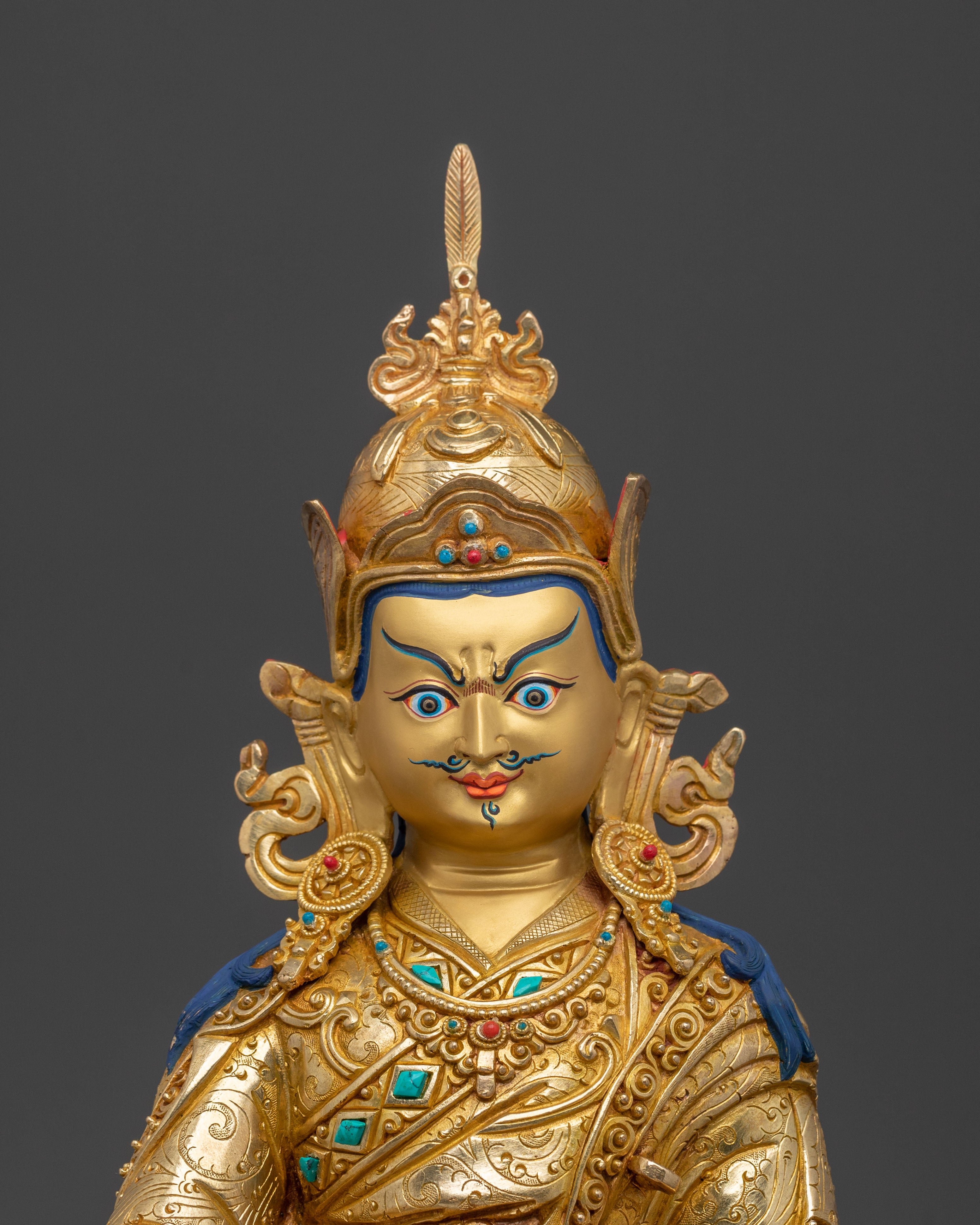 Handcrafted Guru Rinpoche Statue | Home Decor