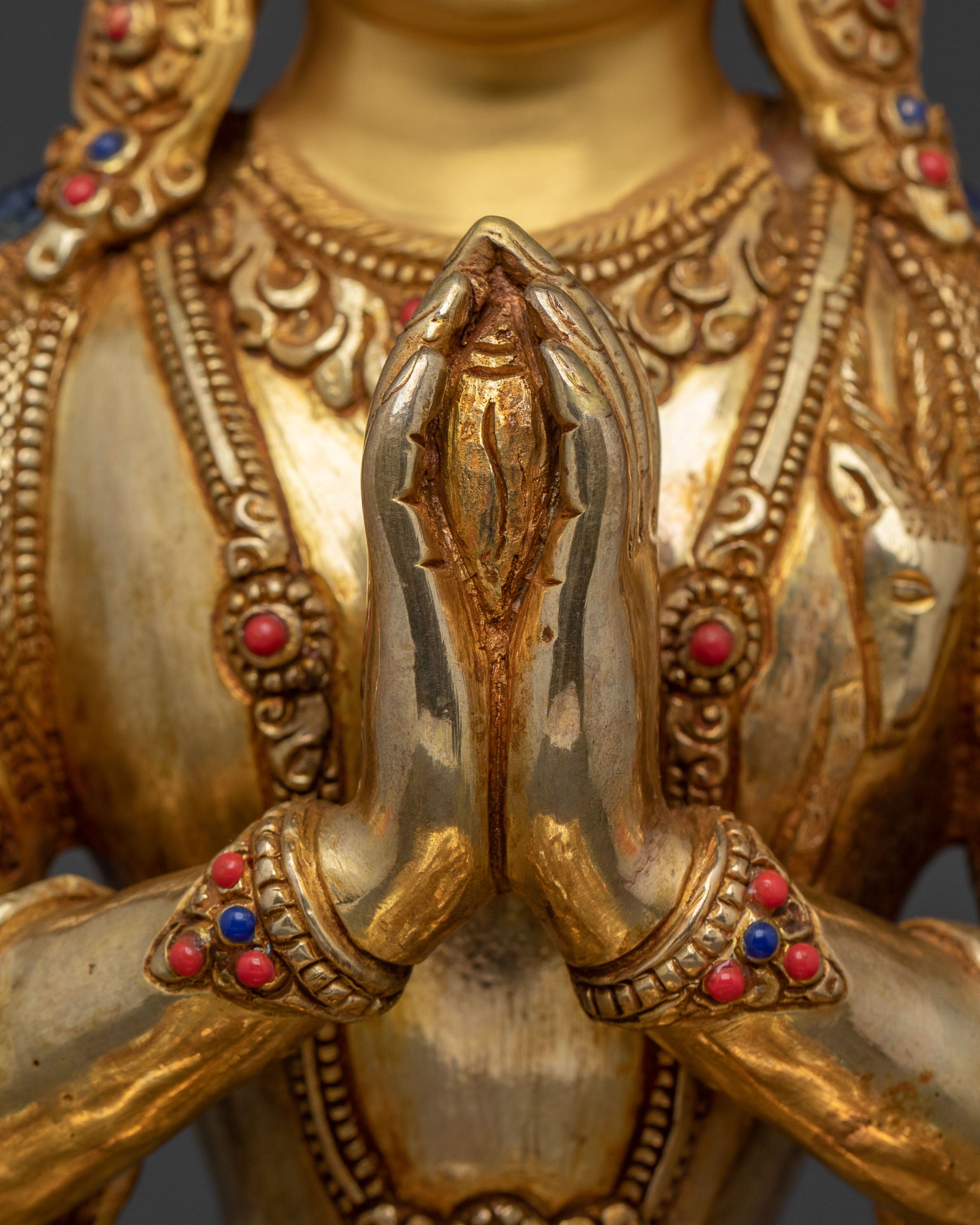 Handcrafted Chenrezig Bodhisattva Statue | Home Decor