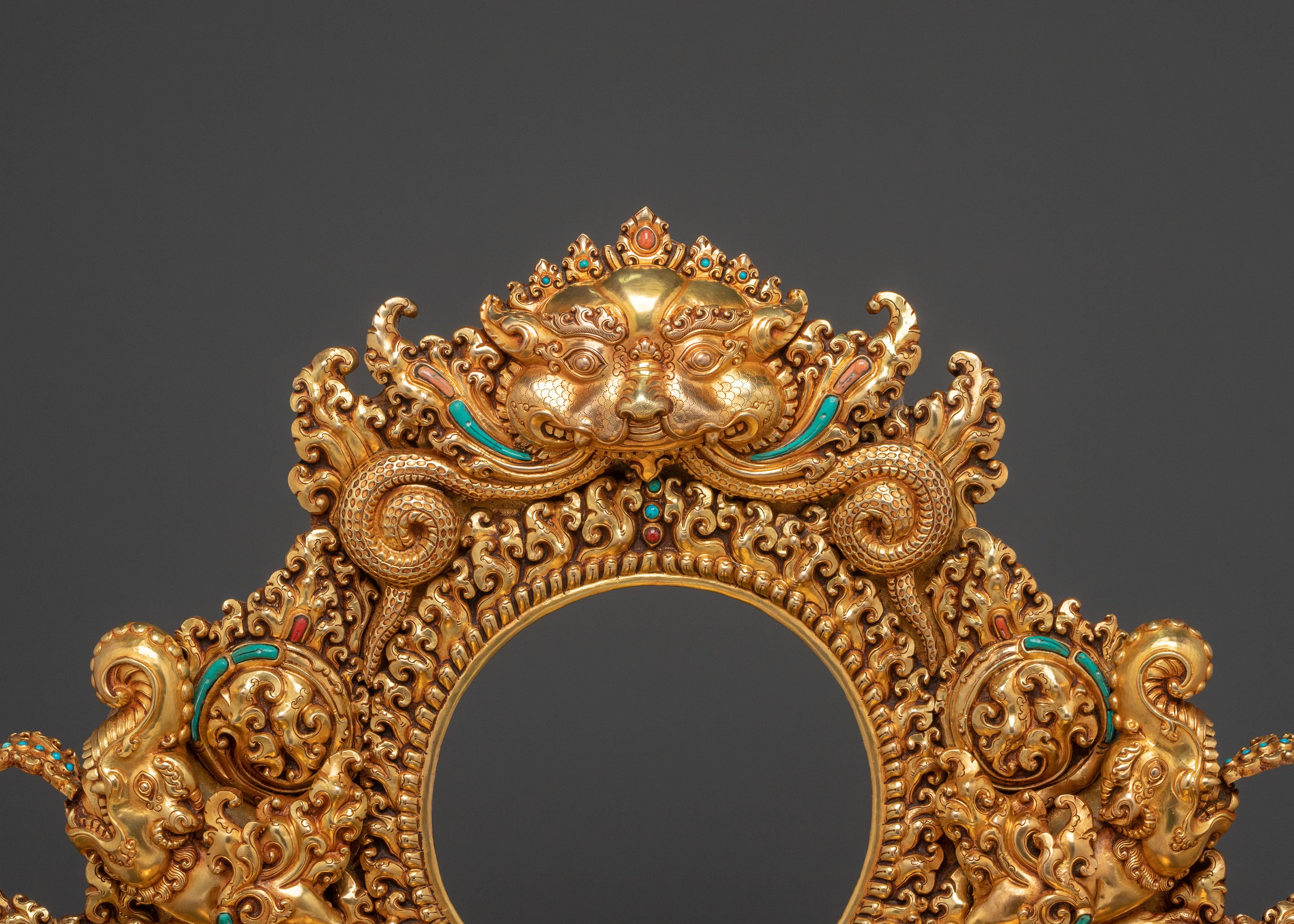 Exquisite 24K Gold Gilded Tibetan Throne