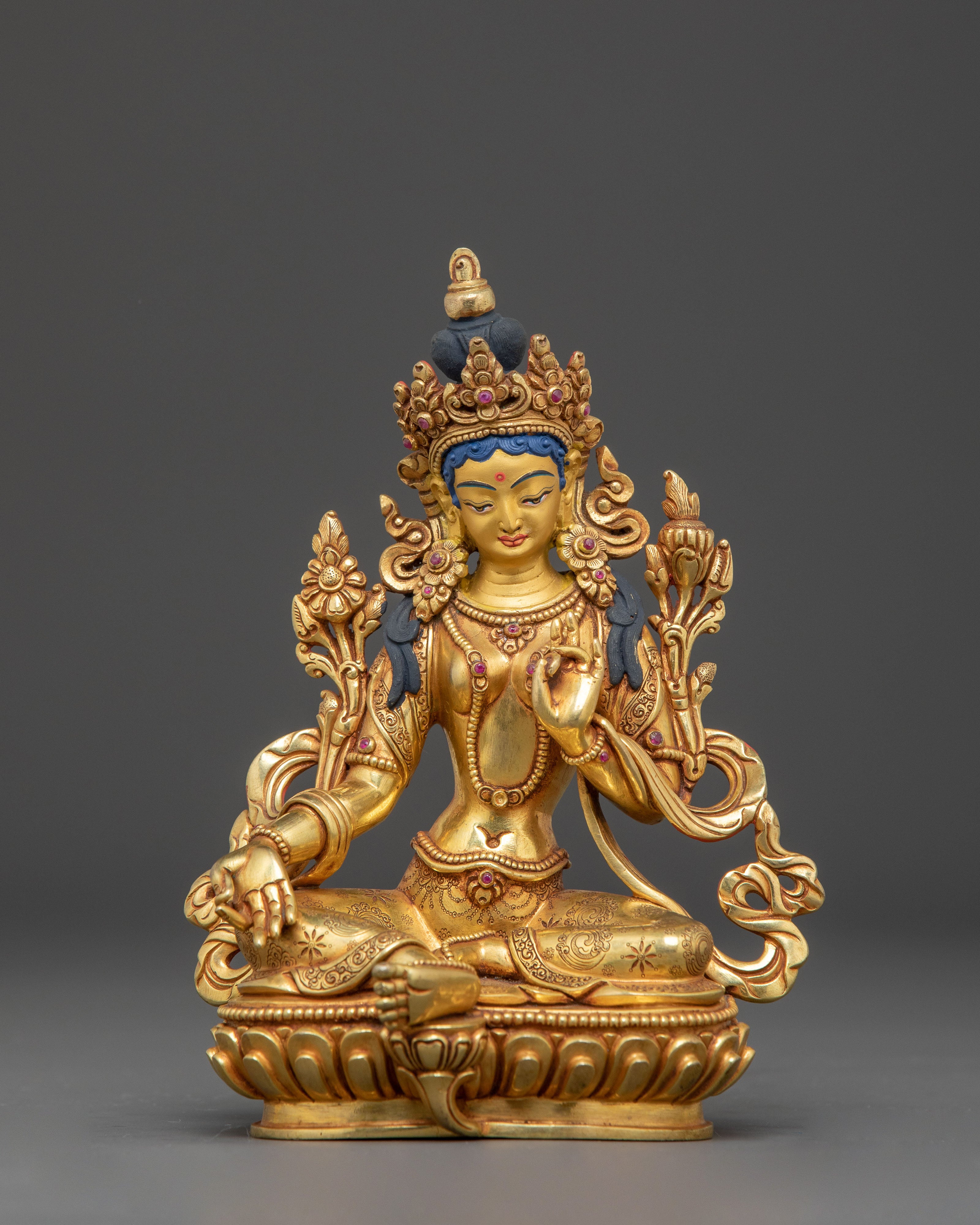 Green Tara Statue
