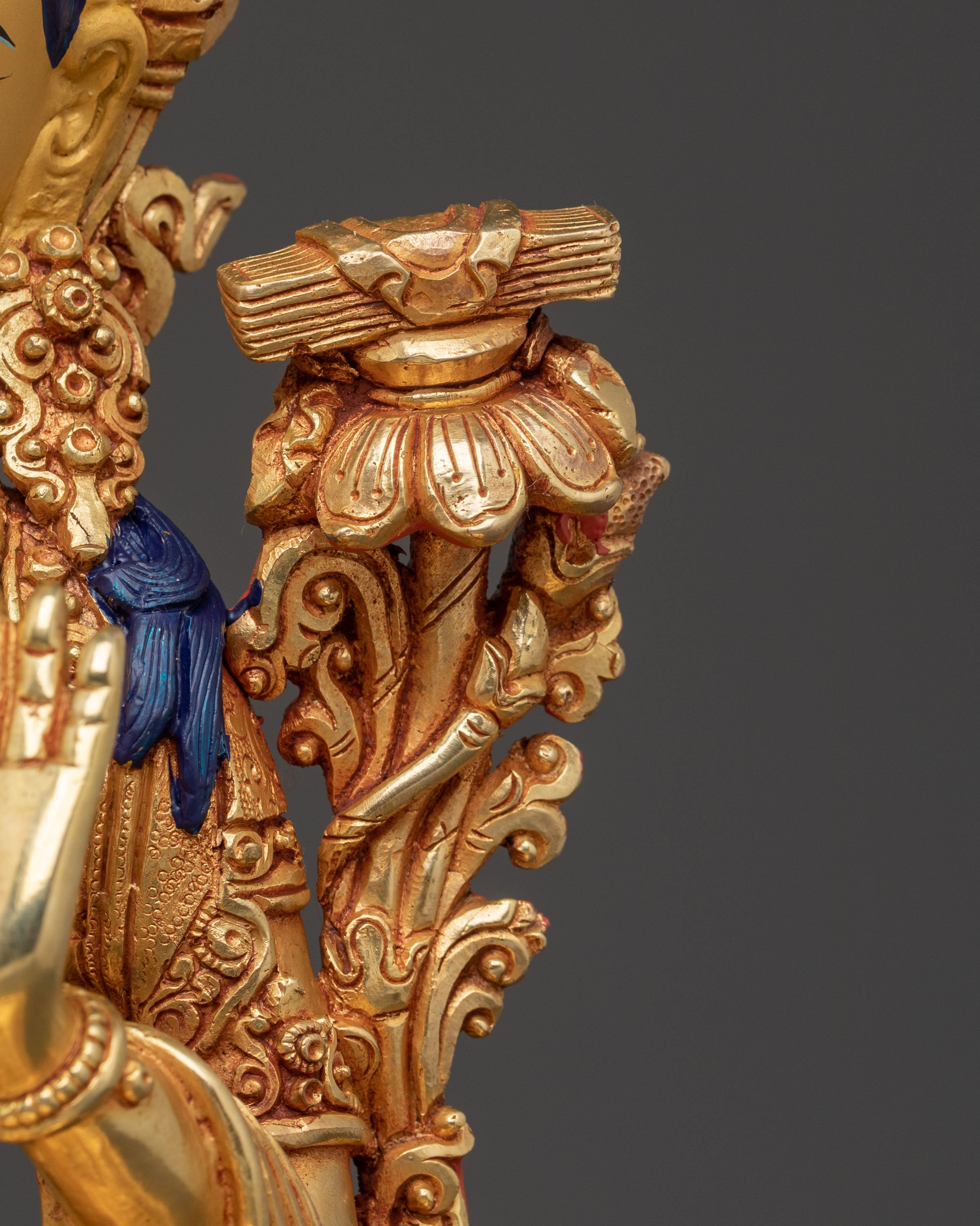Manjushri Supreme Wisdom Golden Statue